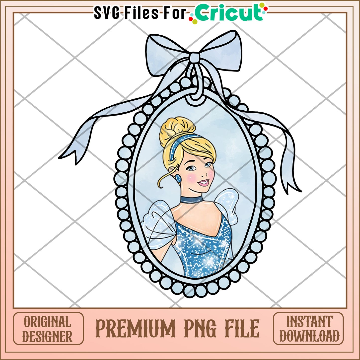 Cinderella PNG Image, Princess Charm, Instant Download