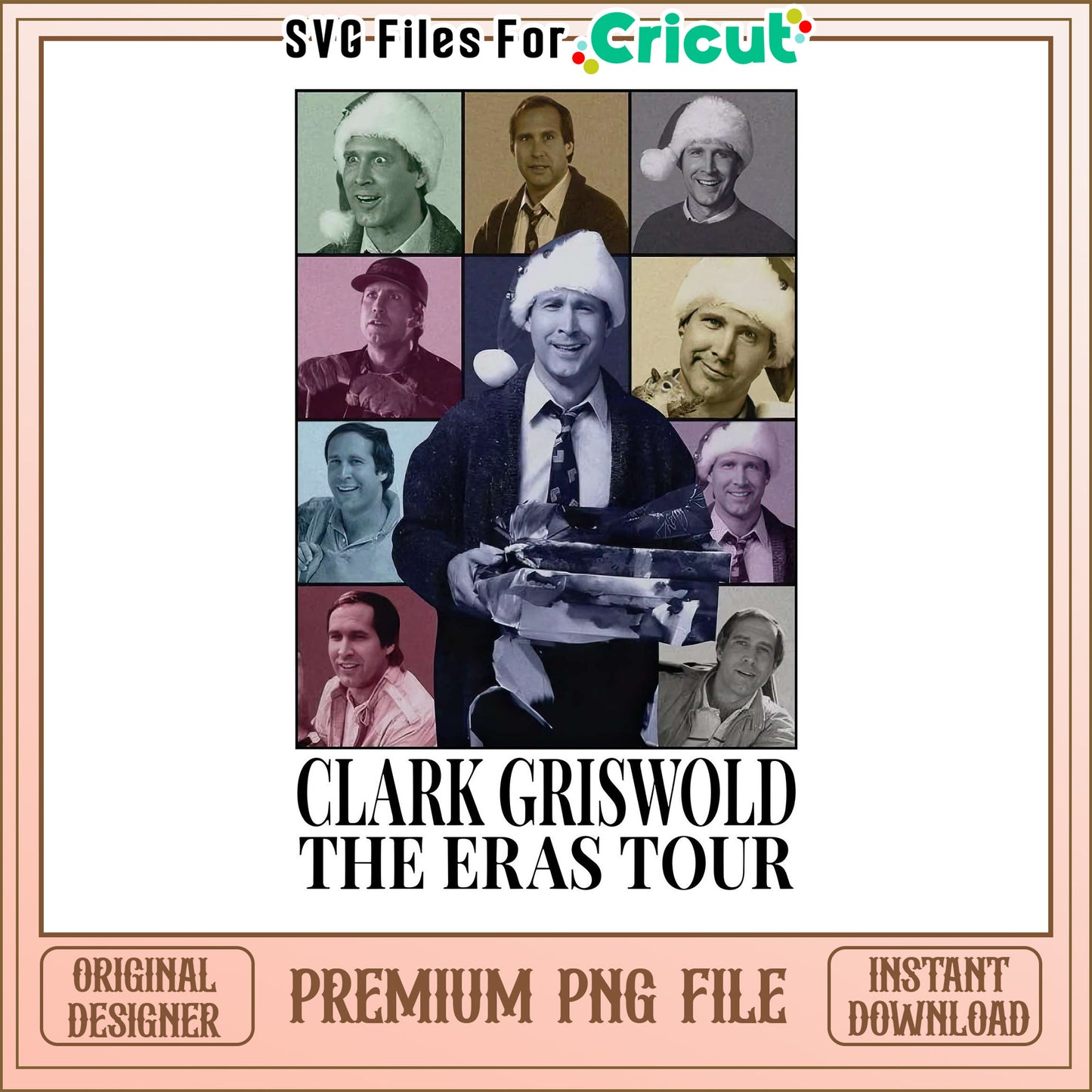 Clark Griswold the Eras Tour PNG file for holiday crafting, download now