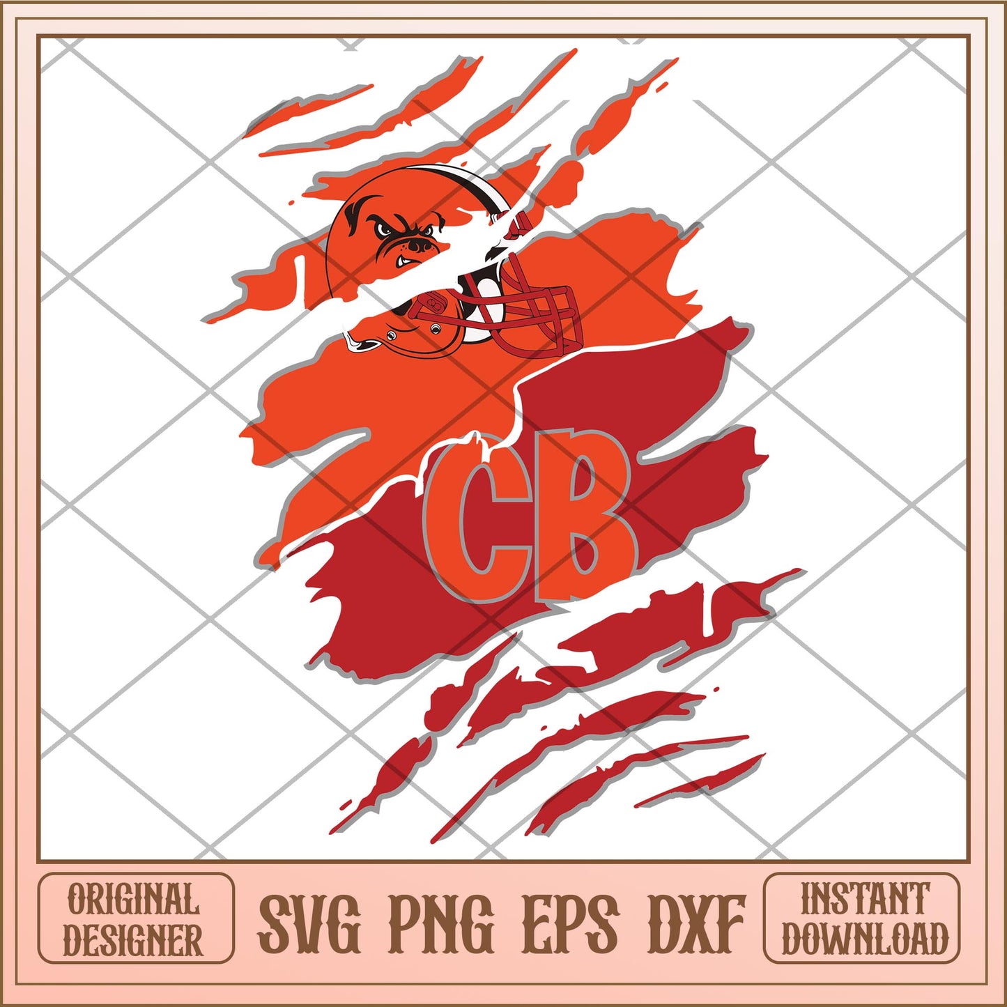 Cleveland Browns svg, ncaa characters svg, digital download