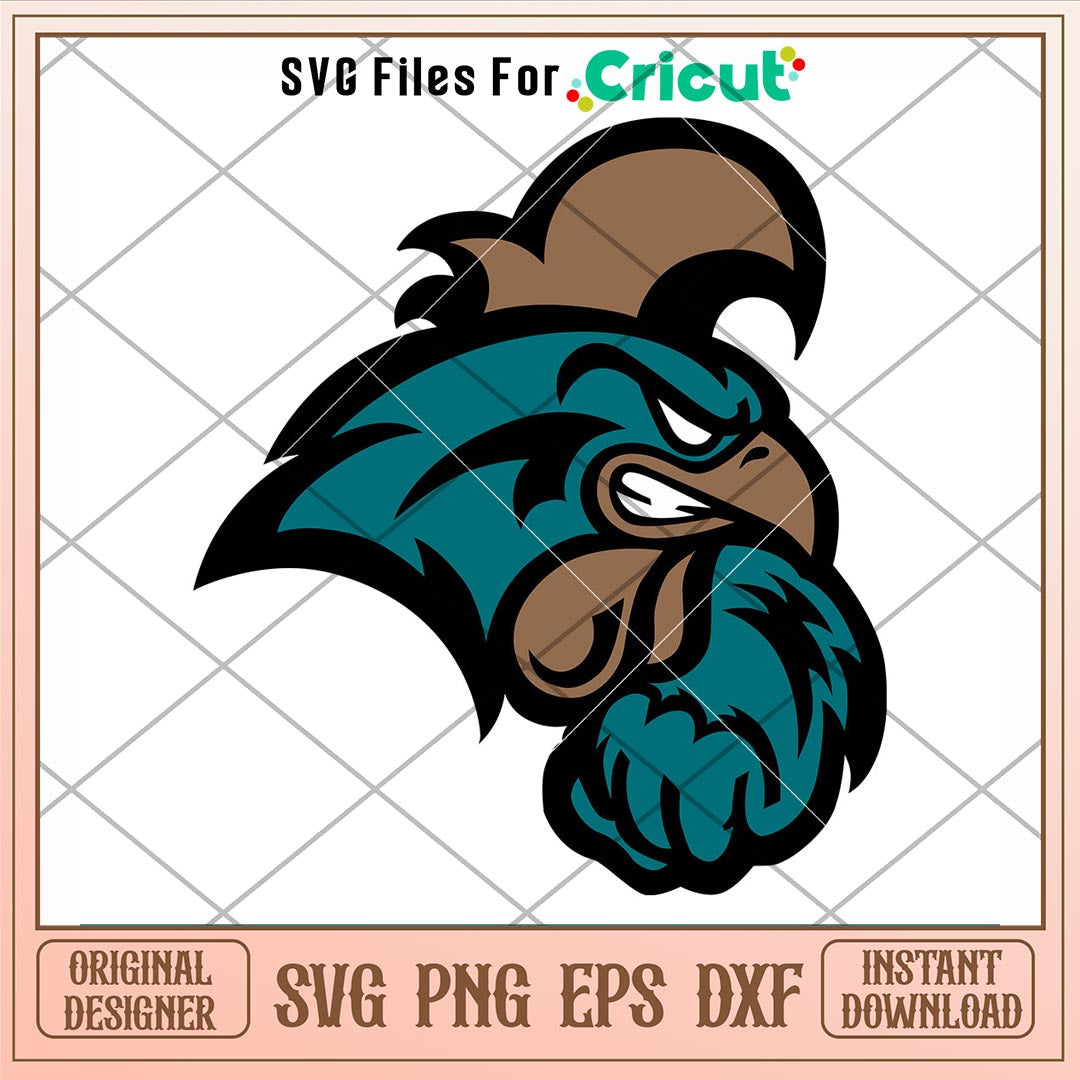 Coastal Carolina Chanticleers Logo Svg, Coastal Carolina Chanticleers Svg, NCAA Svg