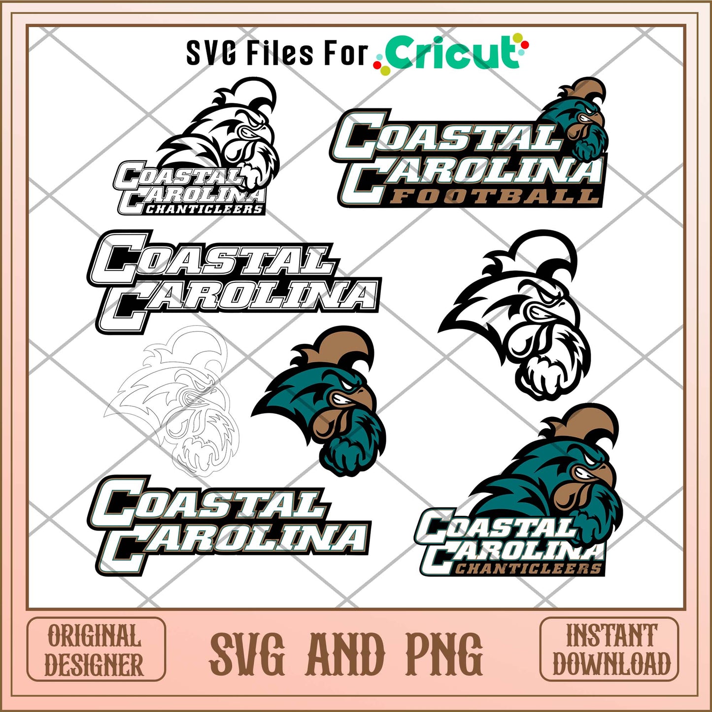 Coastal Carolina Chanticleers svg, Carolina Chanticleers svg bundle, NCAA svg