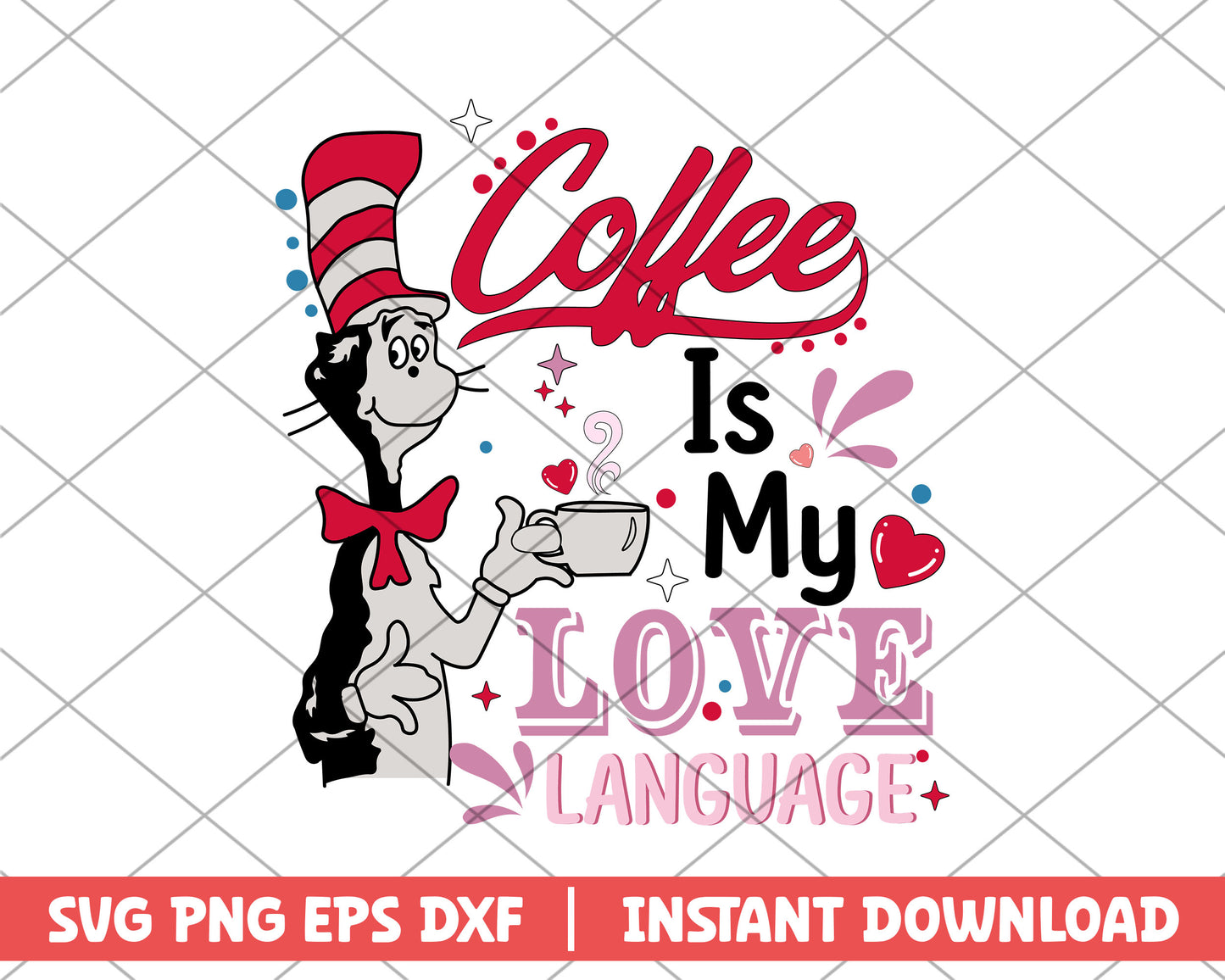 Coffee is my love svg