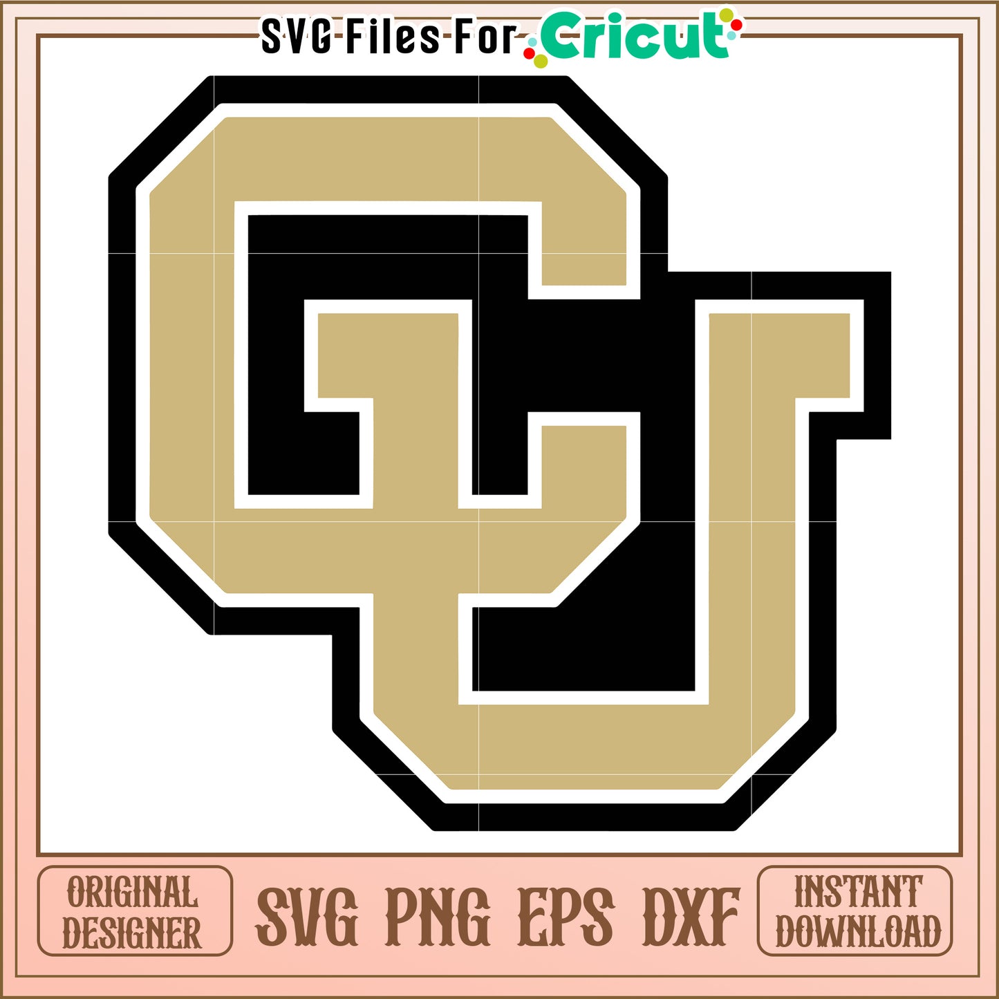Colorado University Logo SVG Design for Cricut, Perfect for Custom Creations