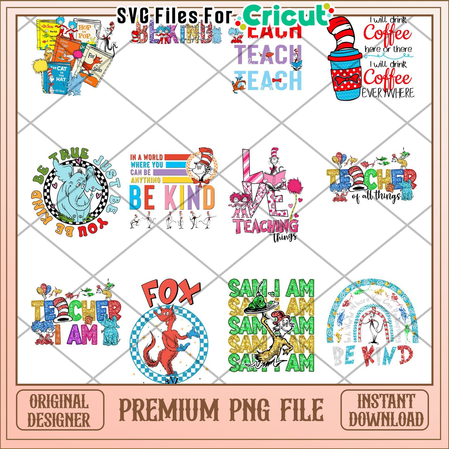 Colorful Teacher Quote Bundle PNG for Creative Projects