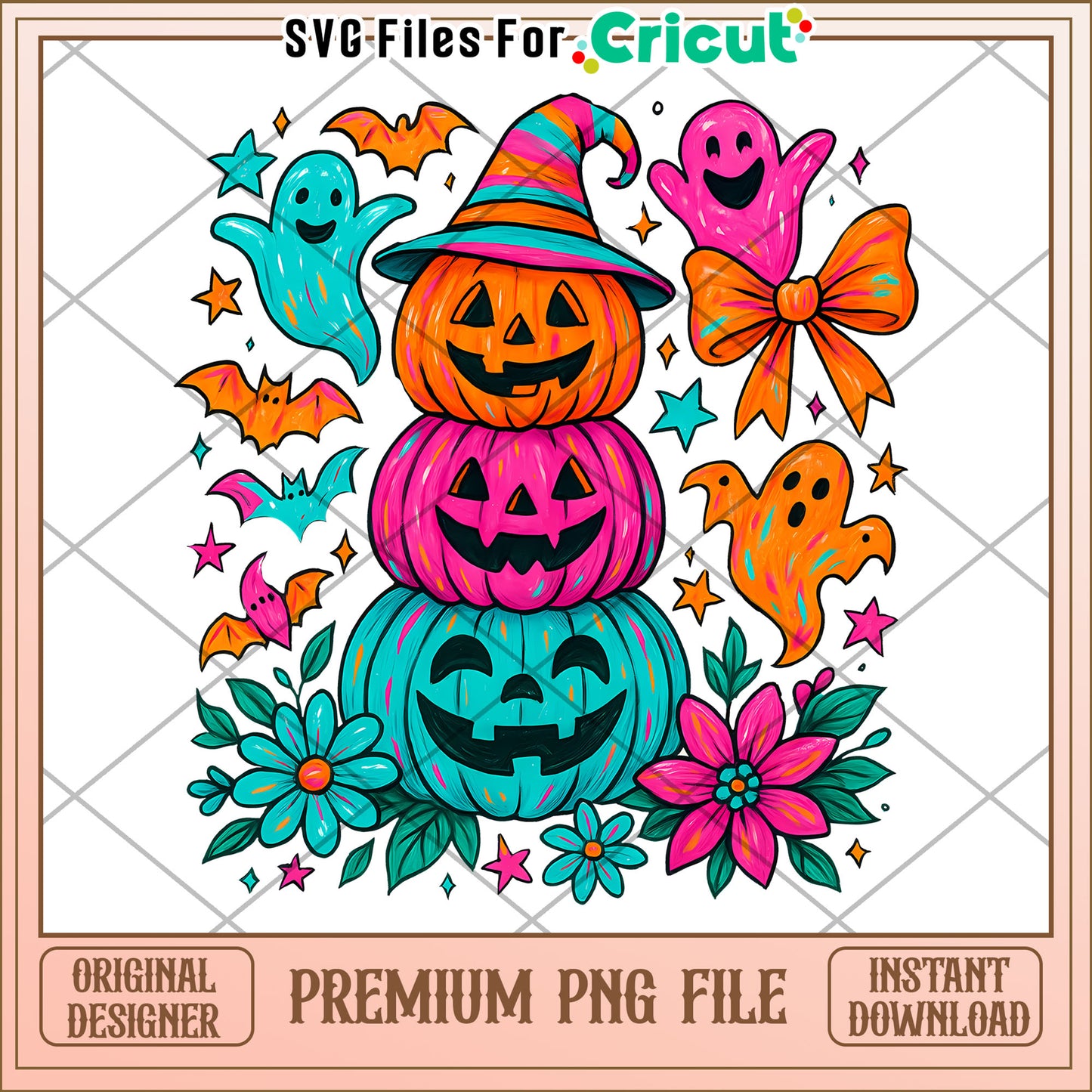 Colorful pumpkin png, halloween toys png, halloween horror night png
