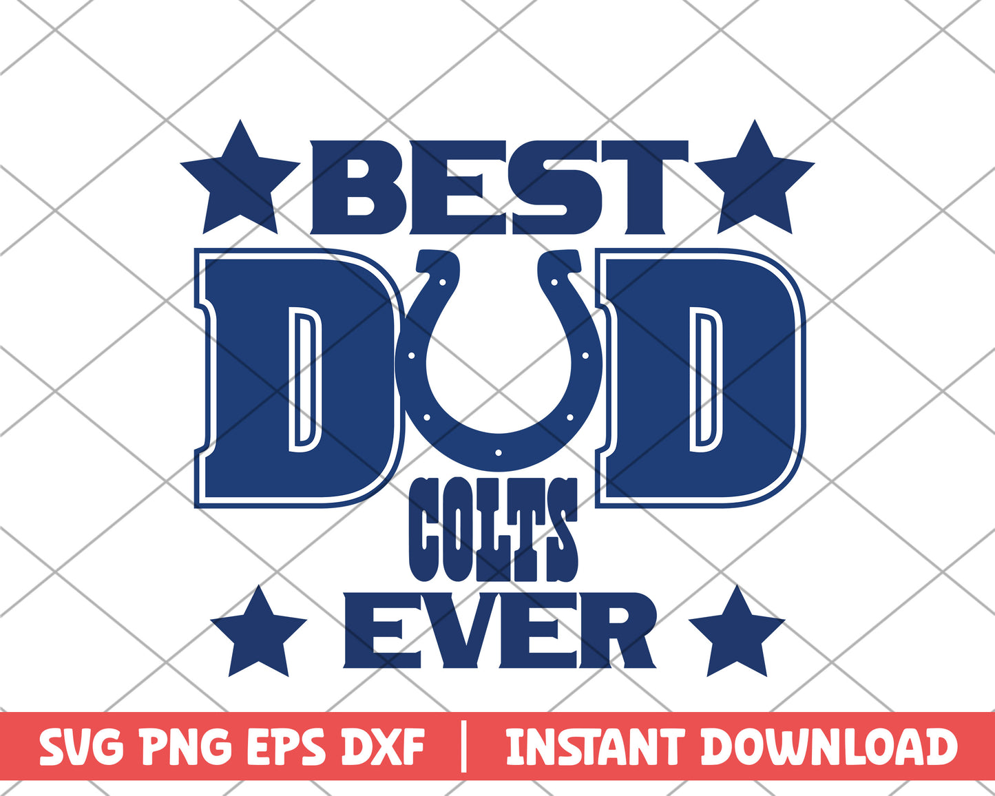 Colts best dad ever svg, Indianapolis Colts svg