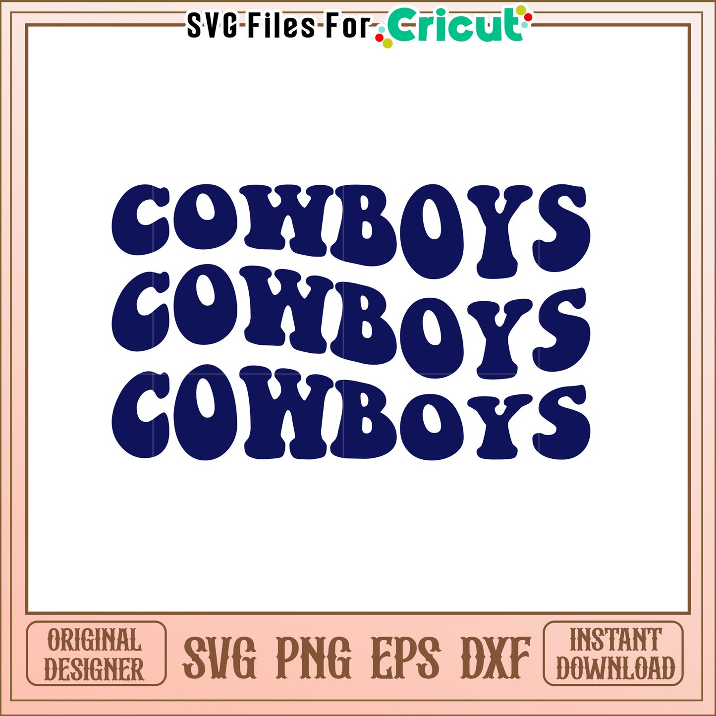 Cool Cowboys SVG Design for Creative Projects