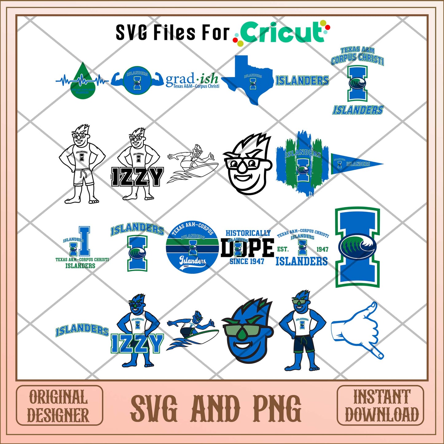 Corpus Christi svg, Corpus Christi svg bundle, NCAA svg