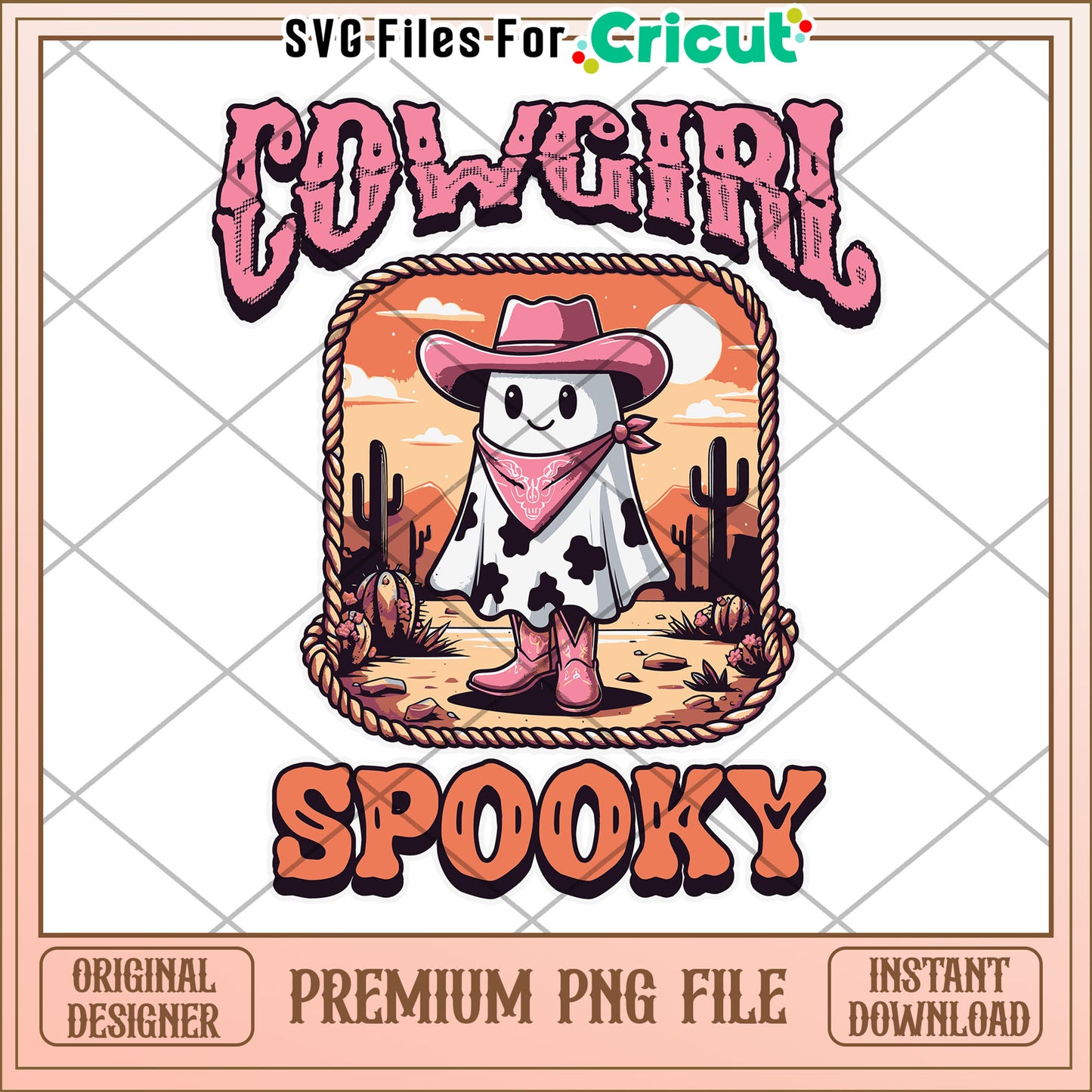 Cow girl spooky png, halloween decorations png, halloween cartoon png