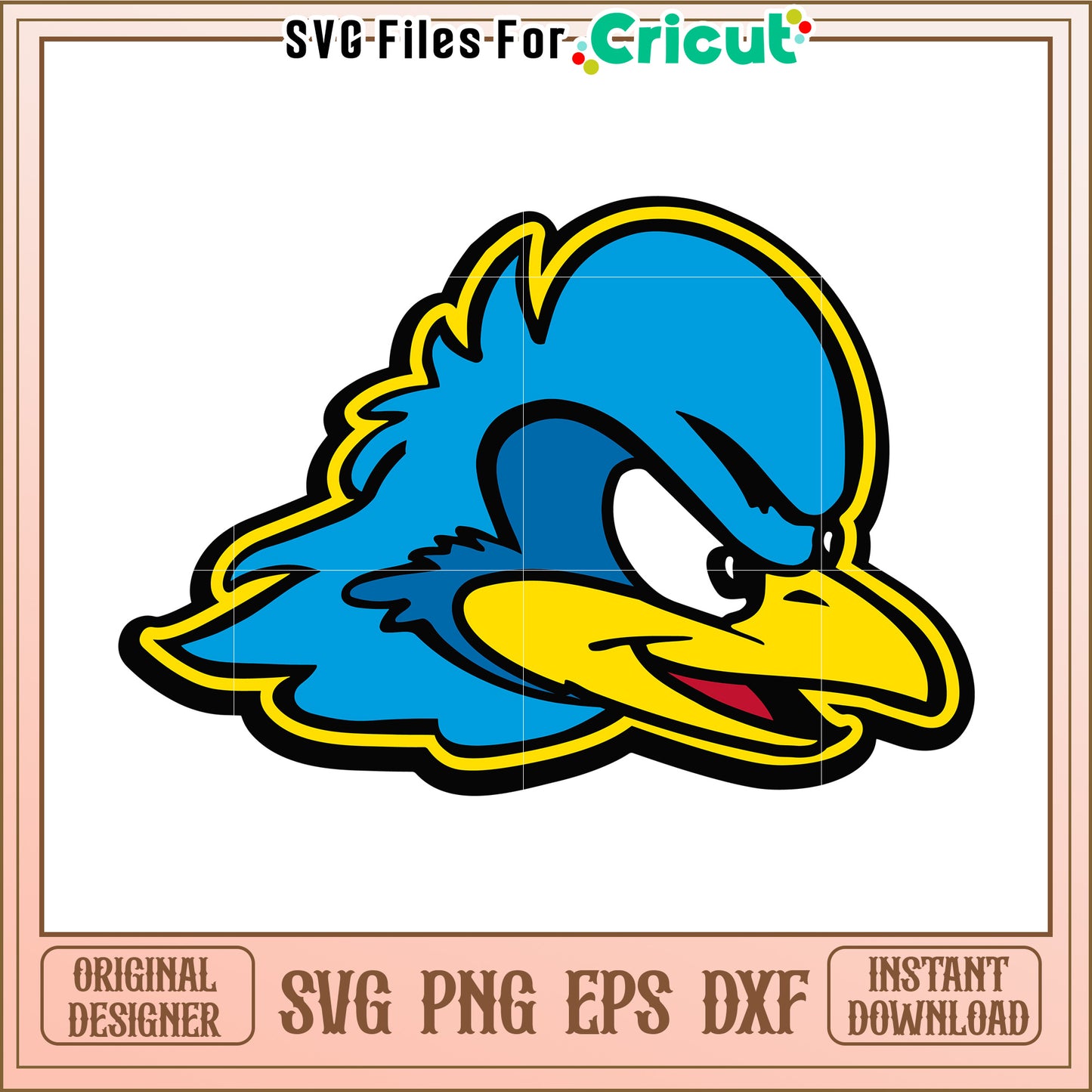 Crisp Blue Bird SVG Design for Cricut Projects, Stylish and Versatile Download