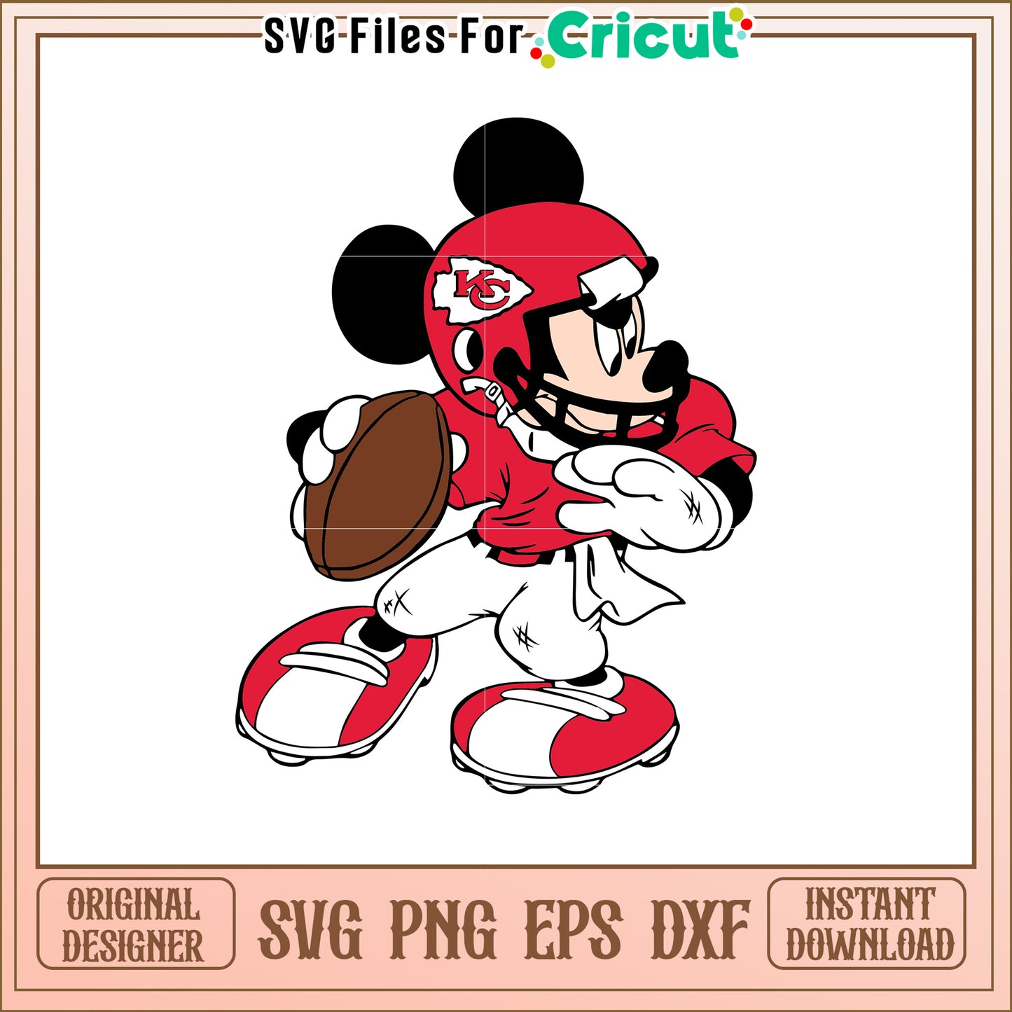 Cute Football SVG Design for Sports Fans Collection