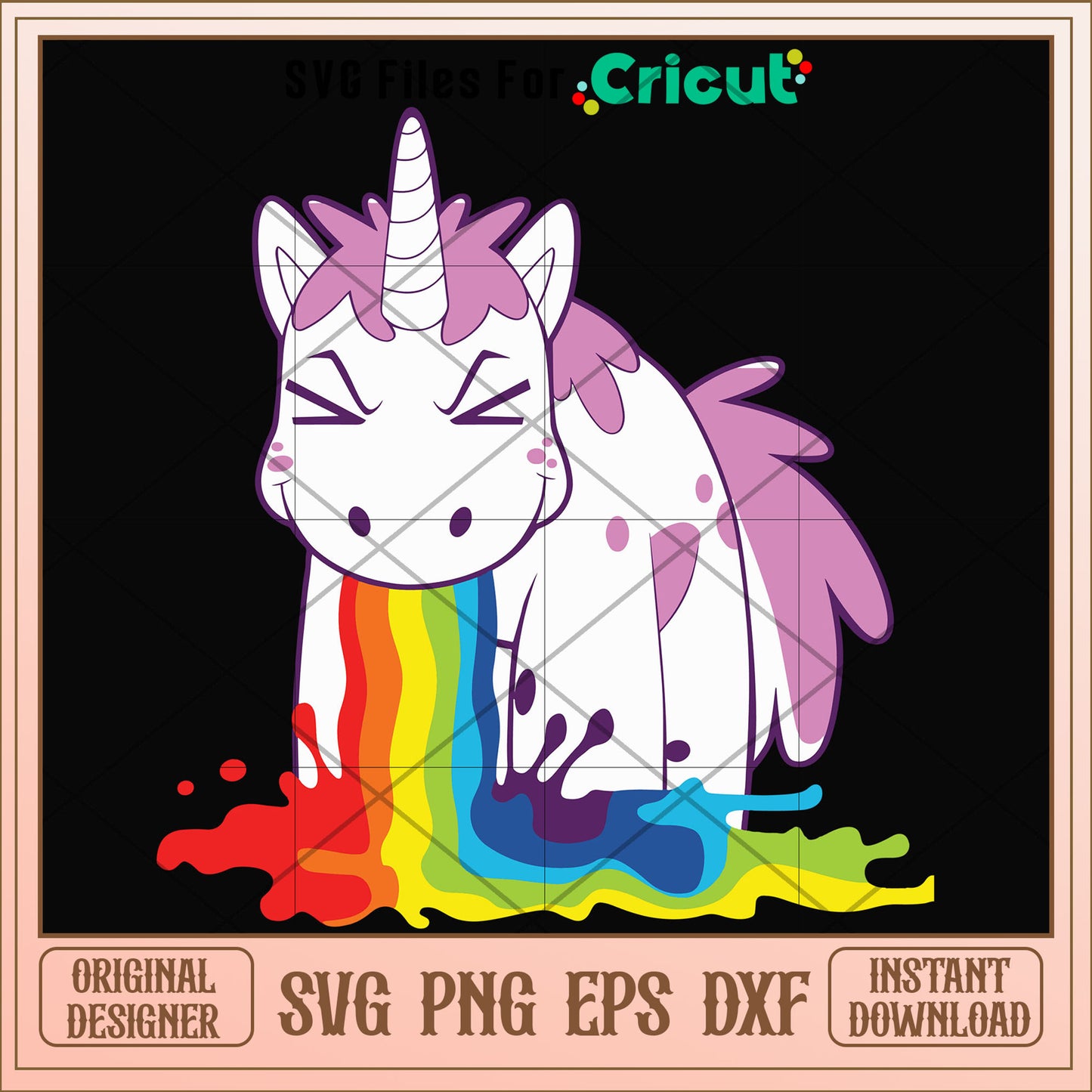 Cute magic unicorn and rainbow svg, unicorn svg, other svg