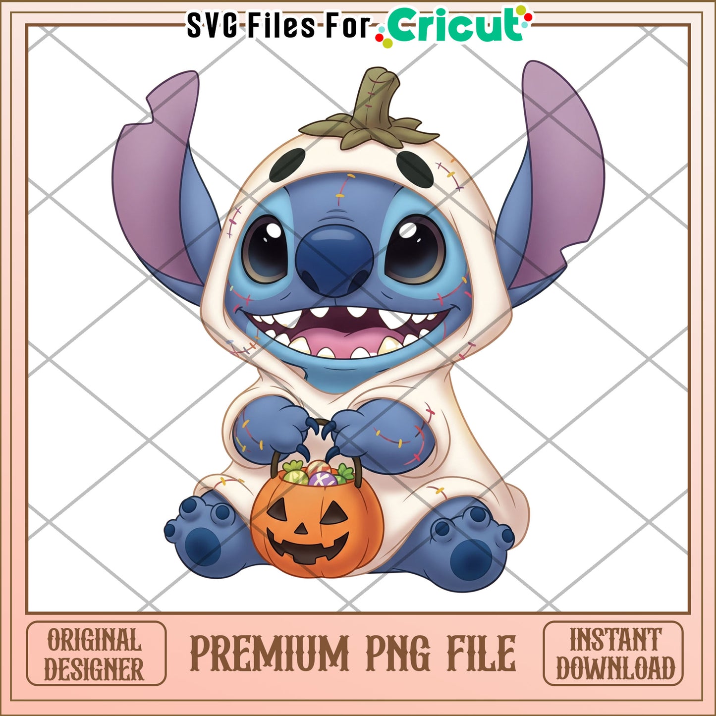Cute ghoul png, halloween cookies png, lilo and stitch png