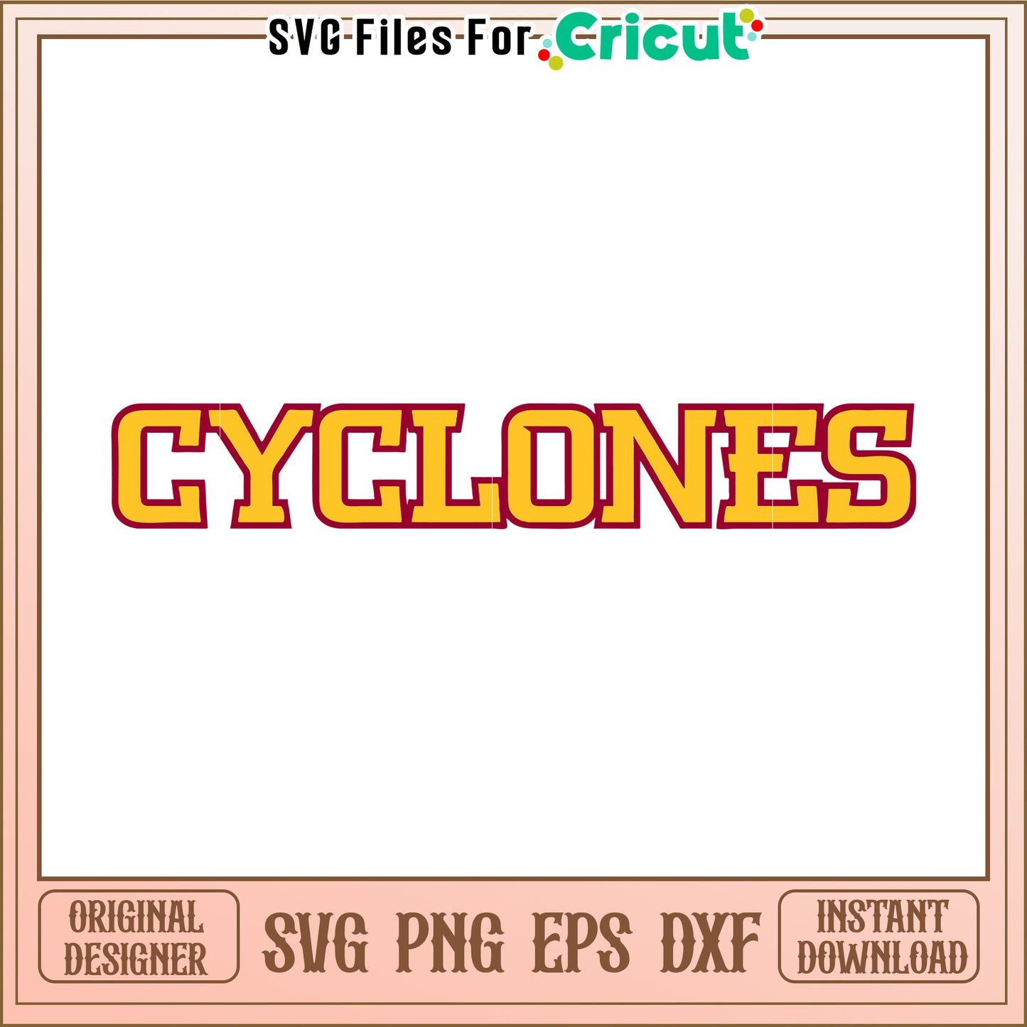 Cyclones SVG Bundle for Cricut, Perfect for Custom Apparel and Crafts