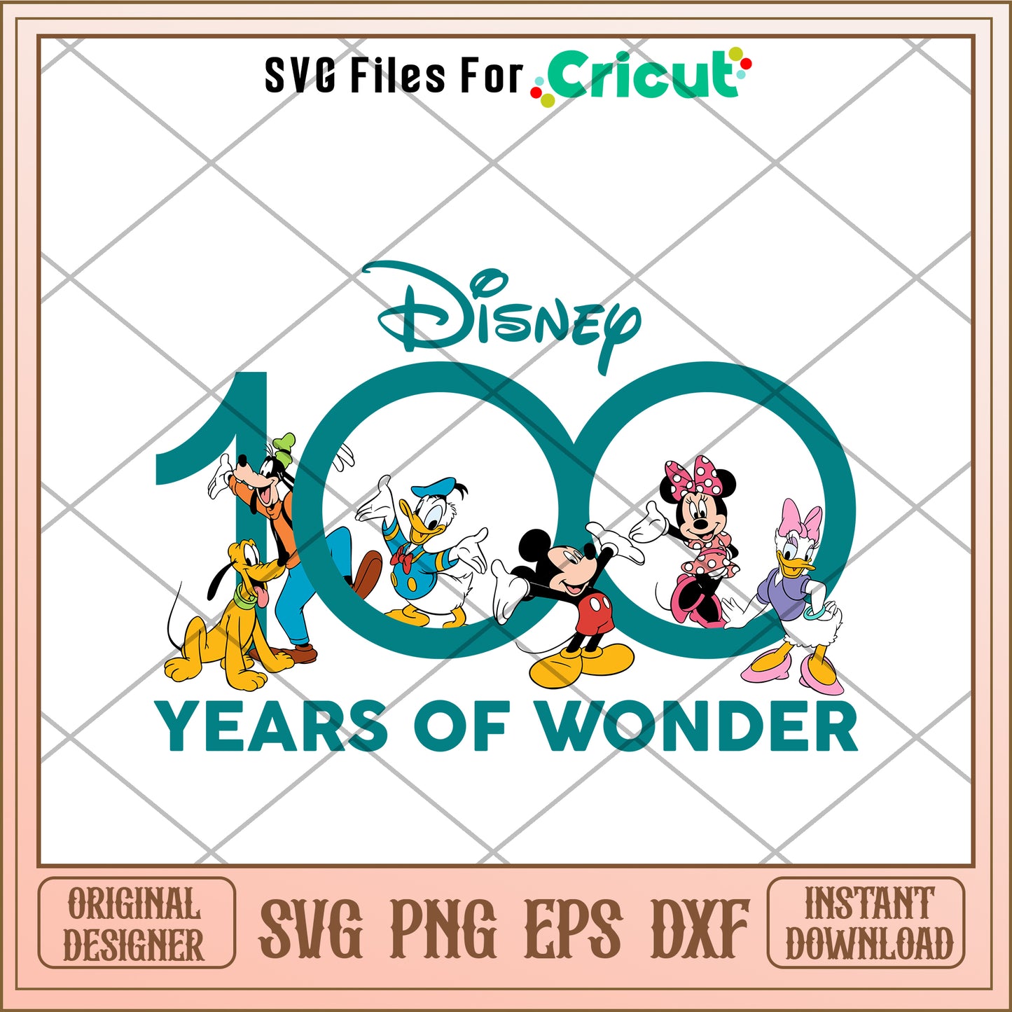 Disney 100 years of wonder SVG