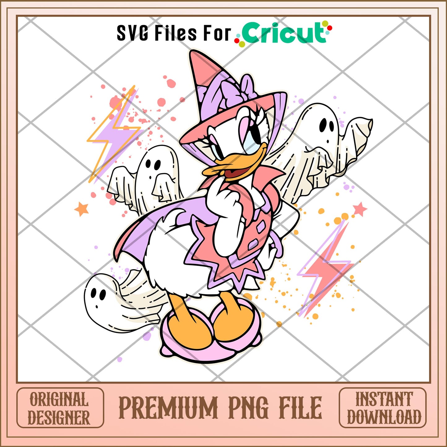Daisy duck character png, daisy duck png, halloween png