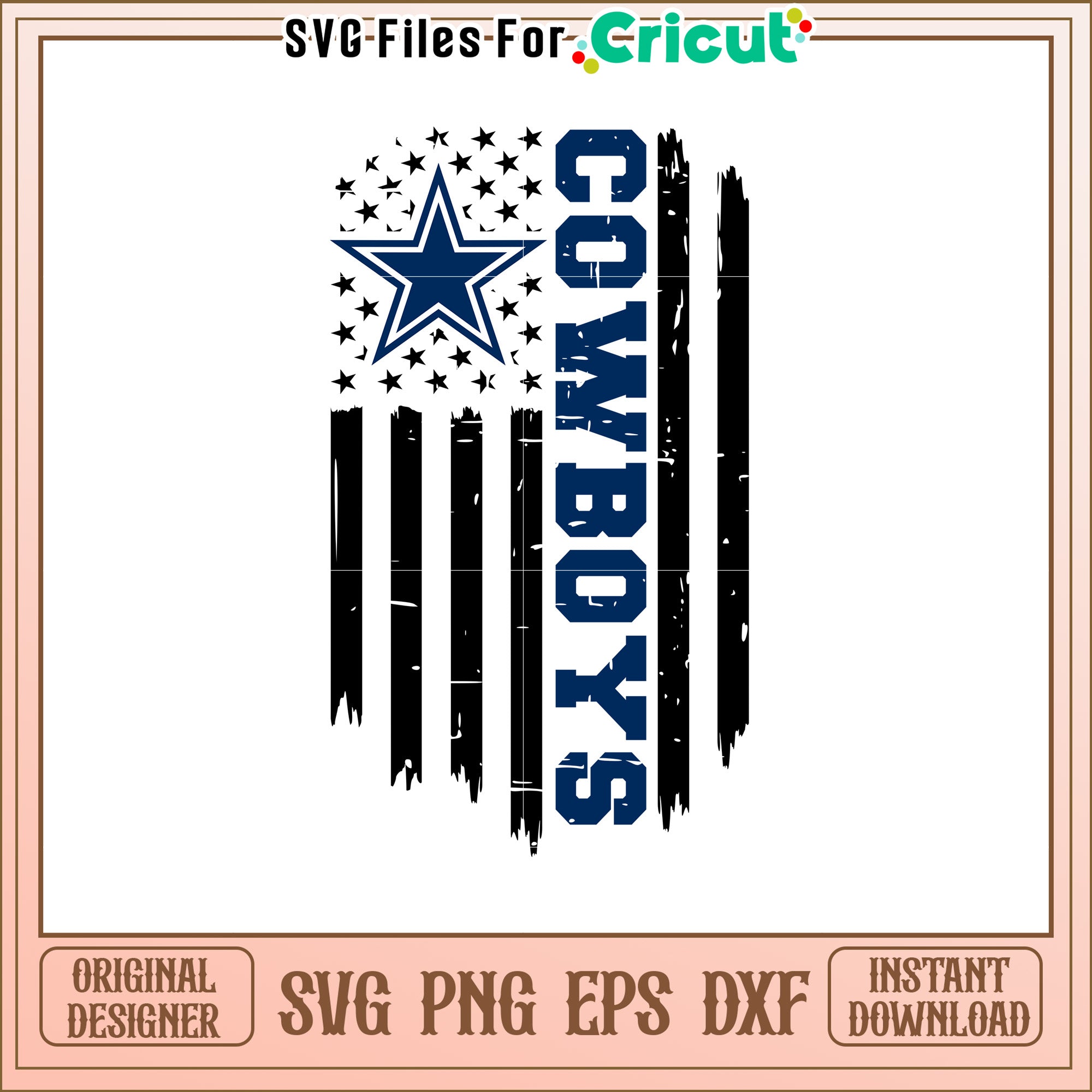 Dallas Cowboys SVG Design Star – svg files for cricut