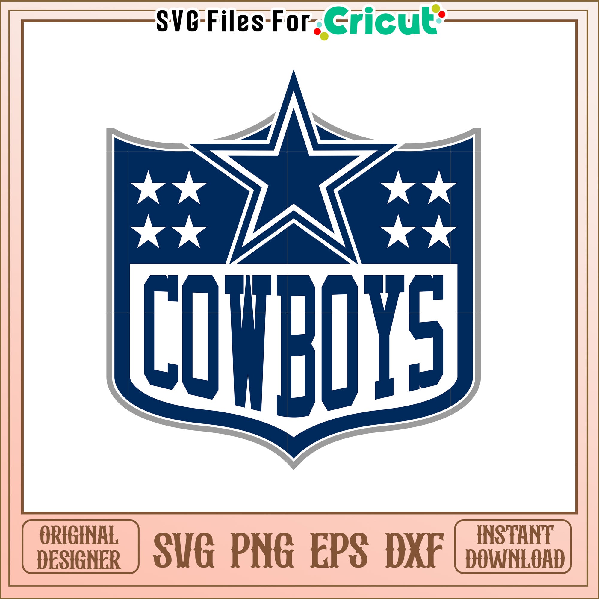 Dallas Cowboys SVG Design Vintage Style Art Download – svg files for cricut