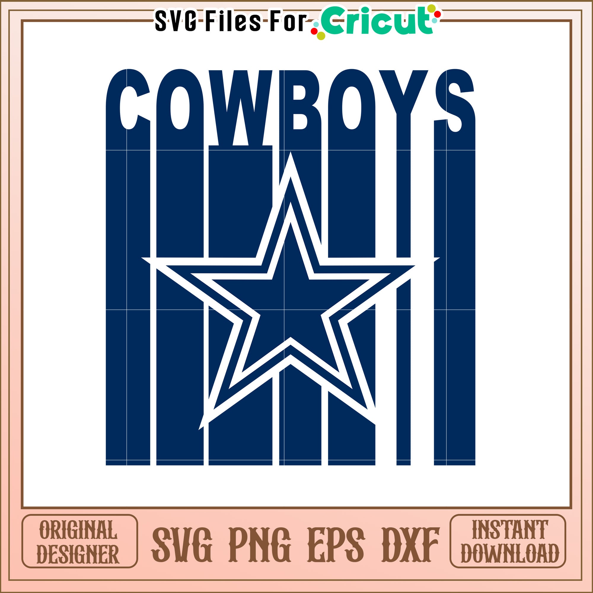 Dallas Cowboys SVG Design for Fans and Crafters – svg files for cricut