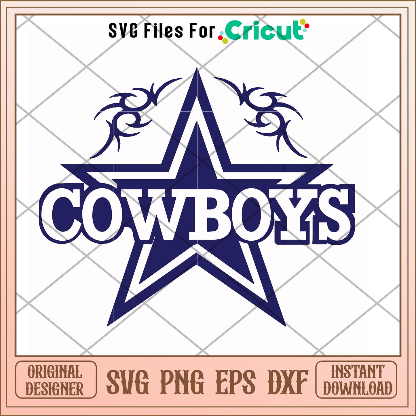 Dallas Cowboys logo star svg, Dallas Cowboys svg, new nfl svg