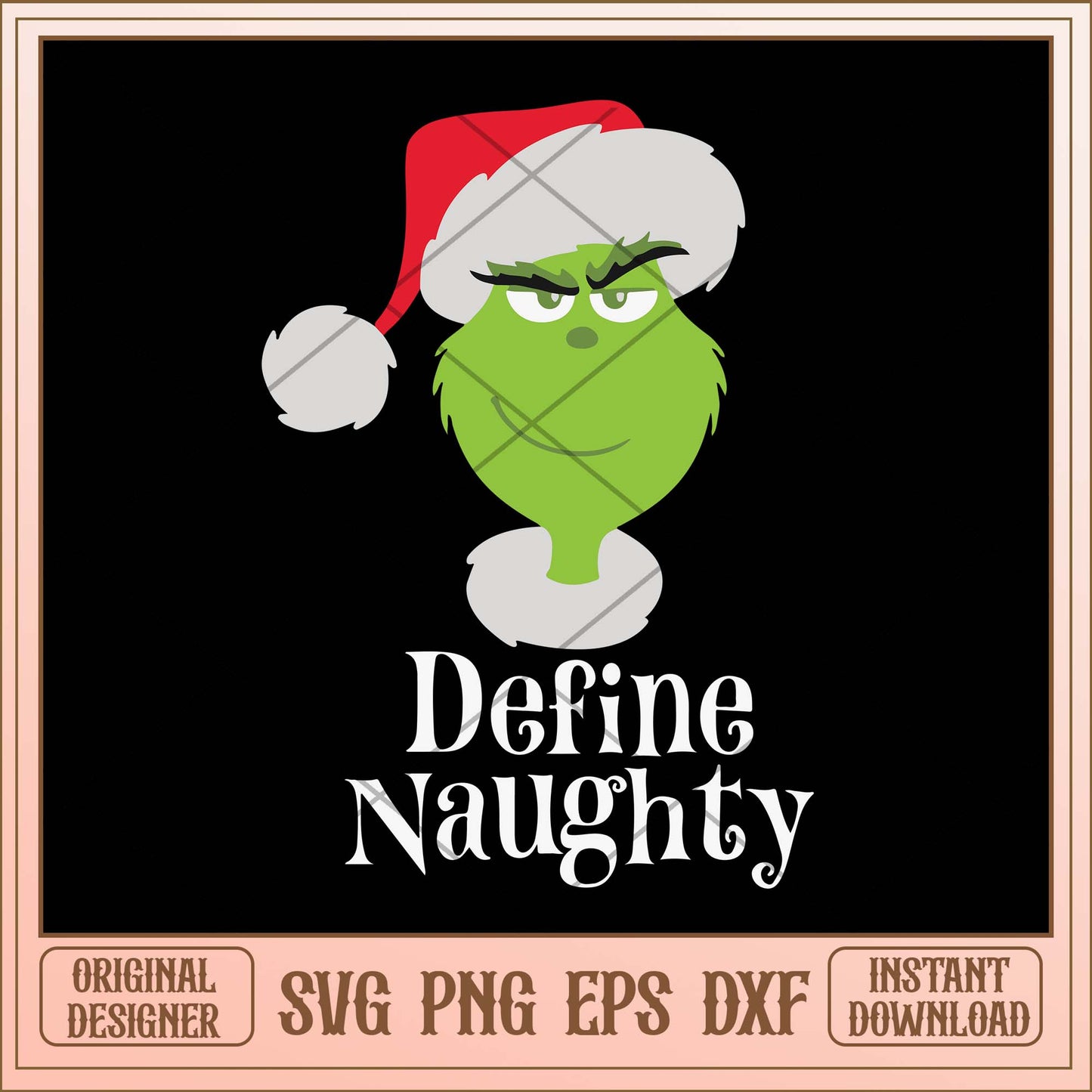 Define naughty Grinch svg, Christmas Grinch svg bundle