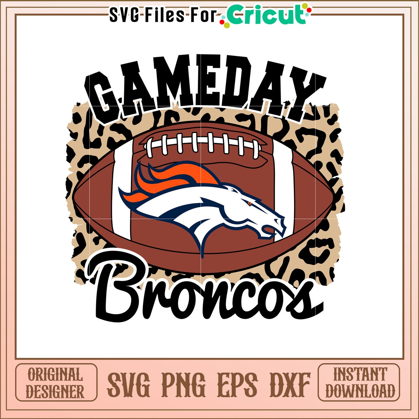 Denver Broncos Game Day SVG