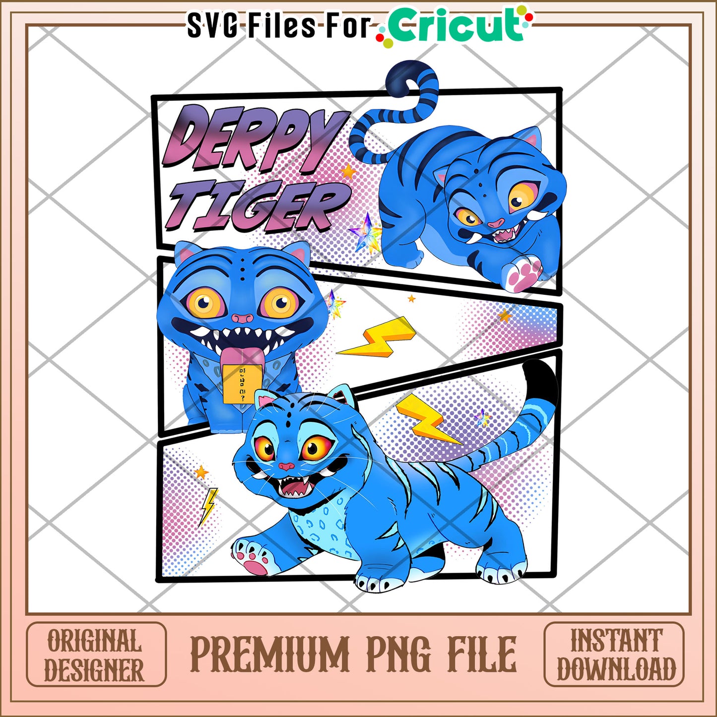 Derpy tiger png, huntrix members png, huntrix toys png