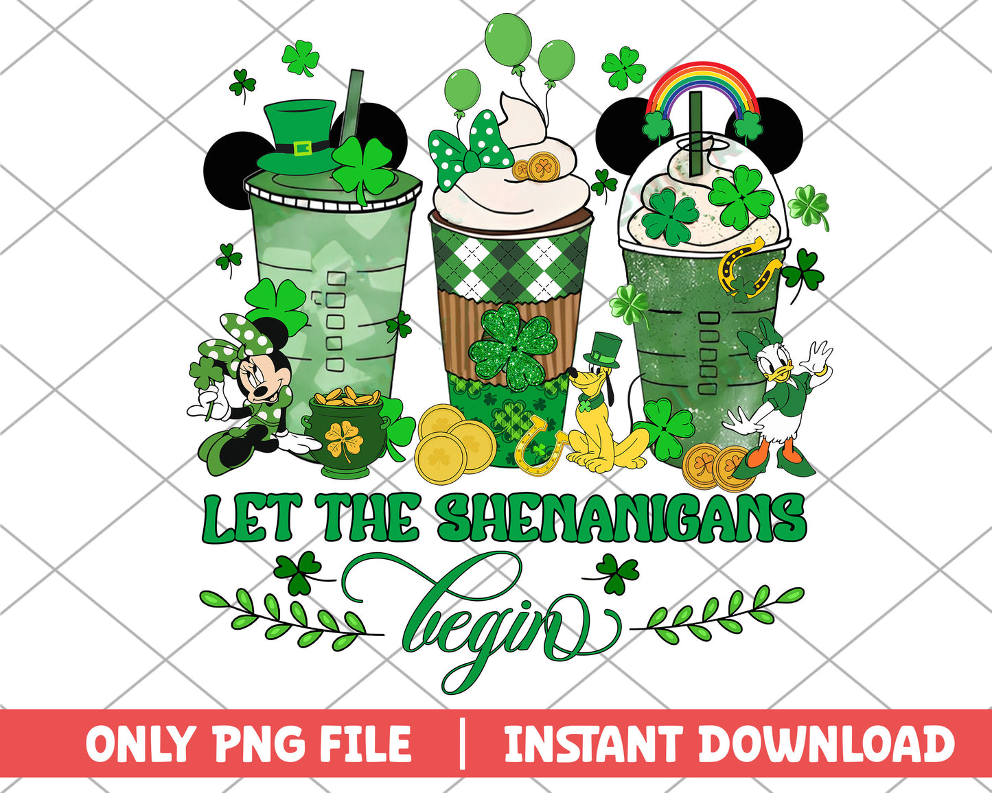 Design cup st.patrick day png