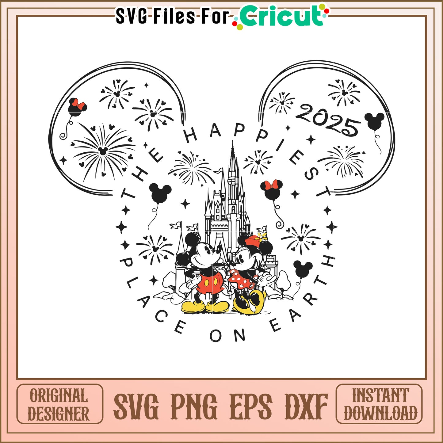 Disney 2025 Celebration Design, Mickey and Minnie Magic Theme