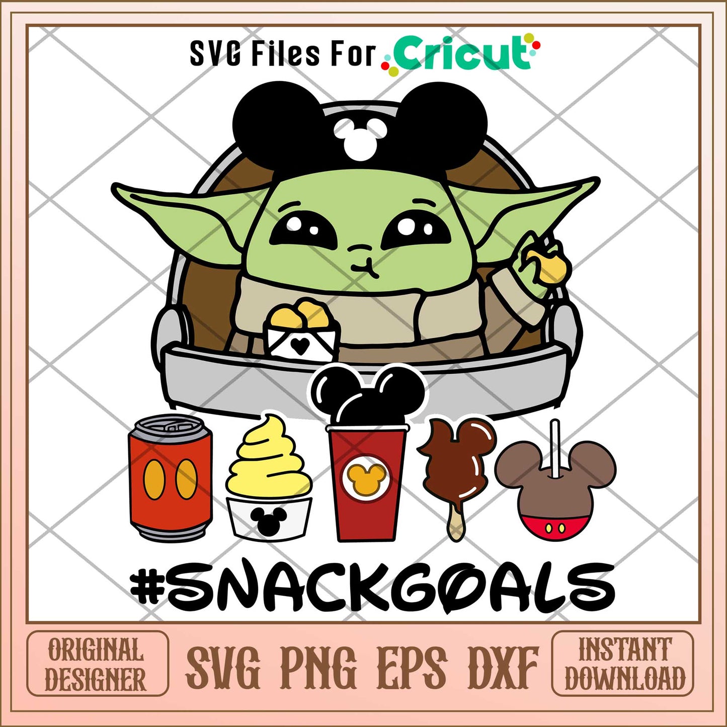 Disney Baby Yoda black Svg, The Mandalorian svg, digital download
