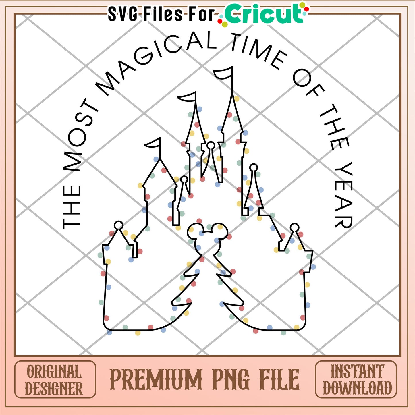 Disney Castle Magical Time PNG