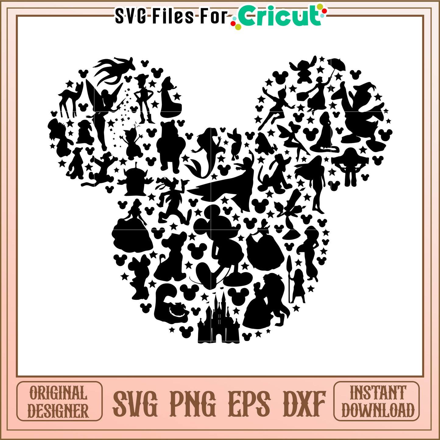 Disney Character Mickey Mouse SVG