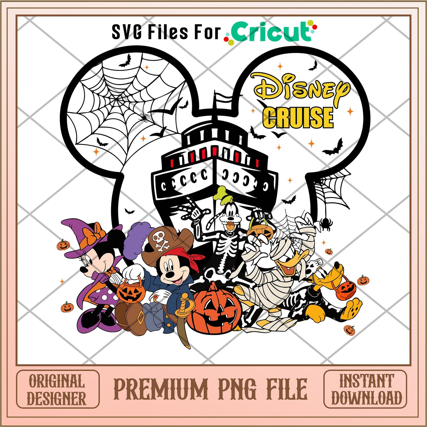 Disney Cruise Line Mickey and friends png, Disney characters png, Digital Download