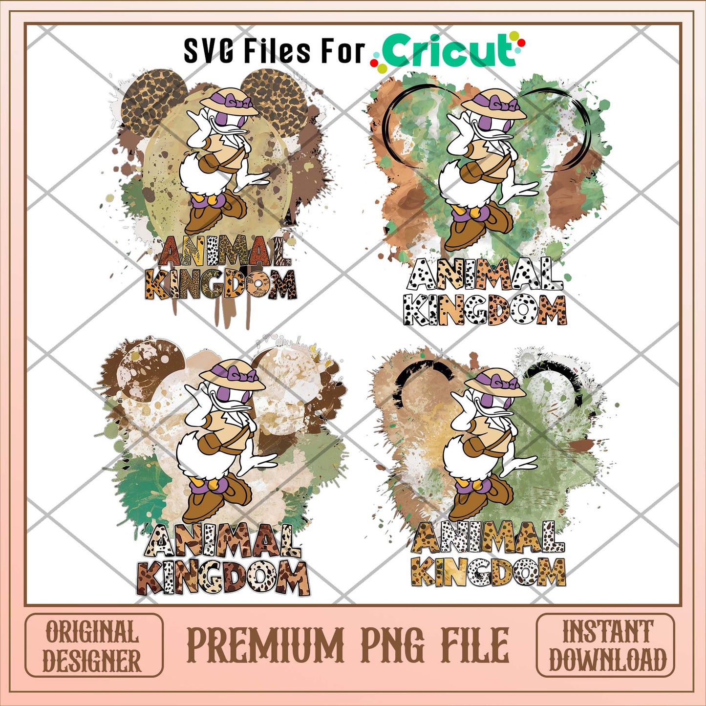 Disney Daisy animal kingdom png bundle