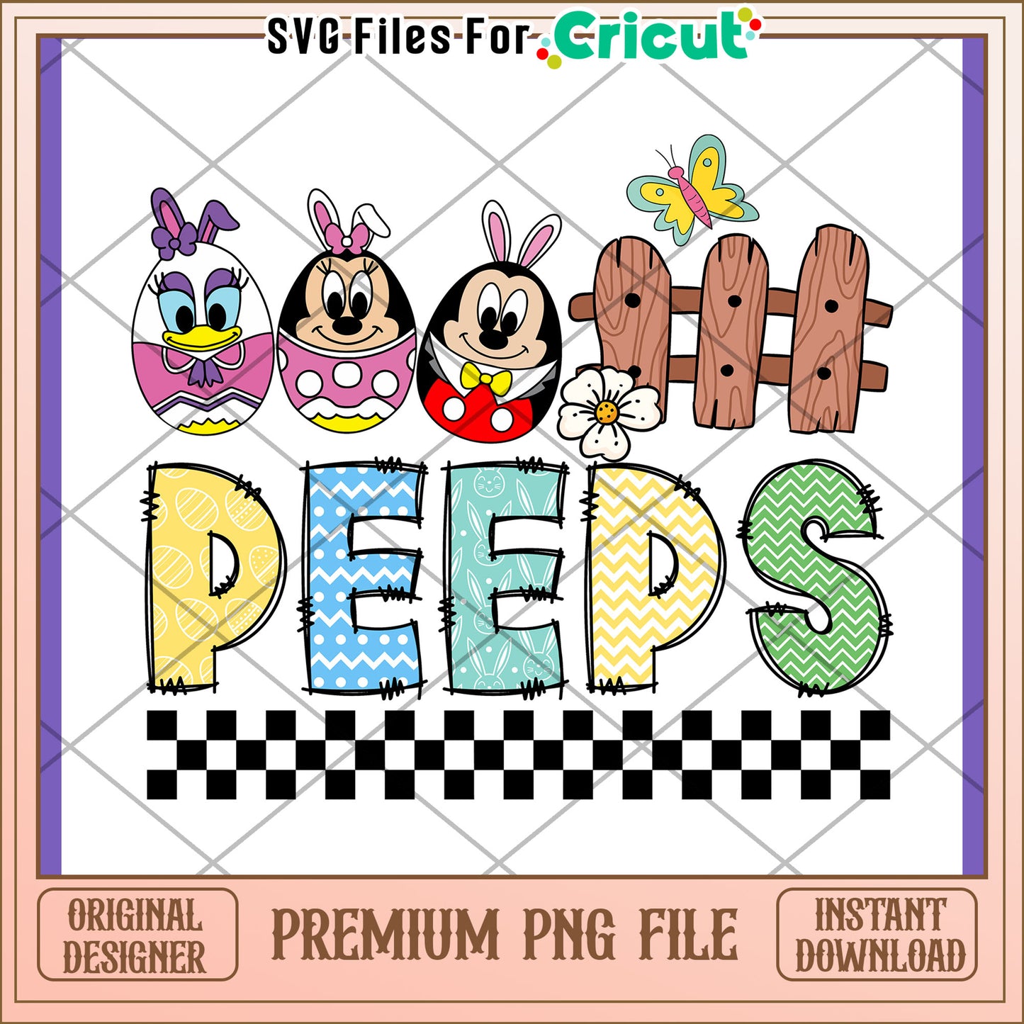Disney Easter Peeps PNG Design