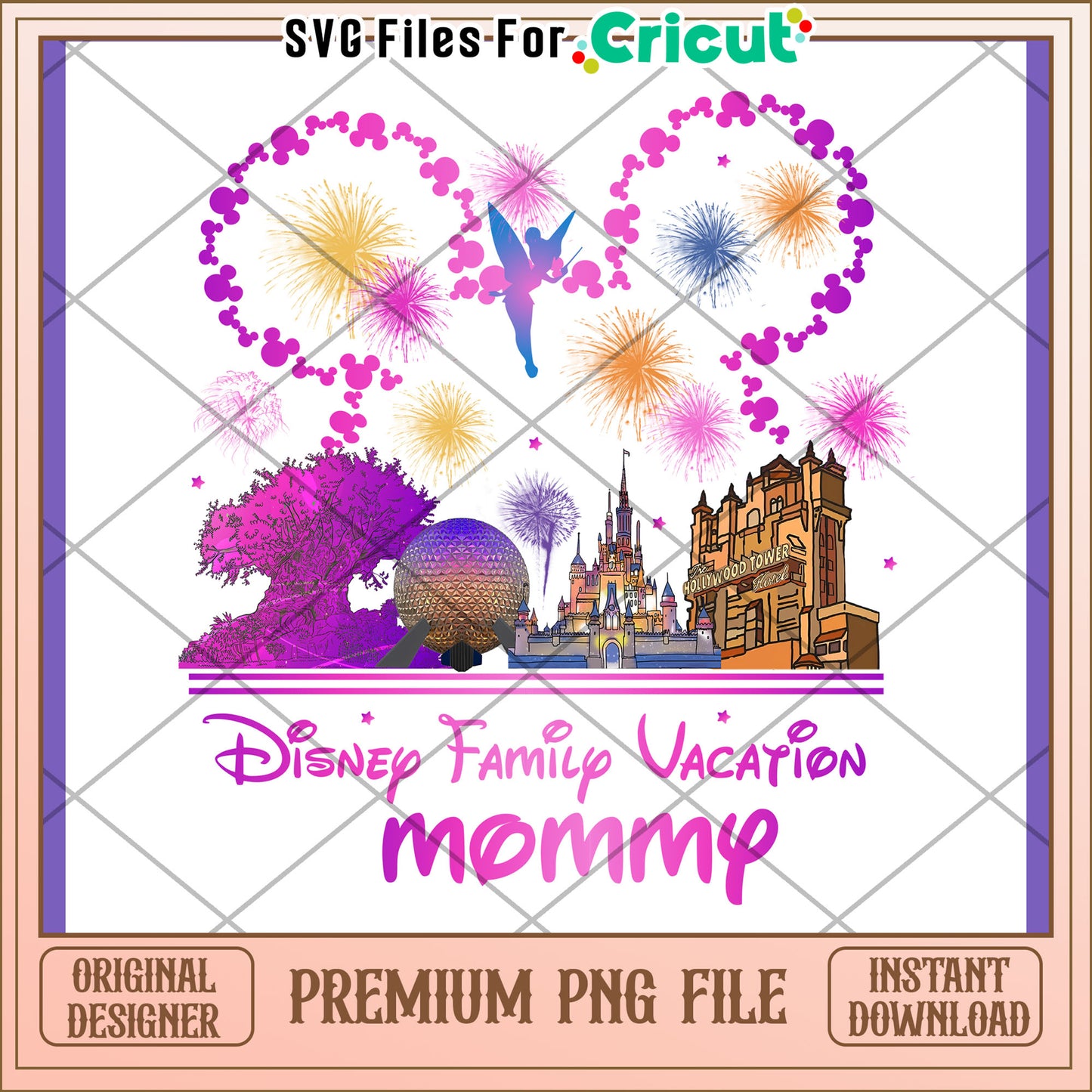 Disney Family Vacation Mommy PNG