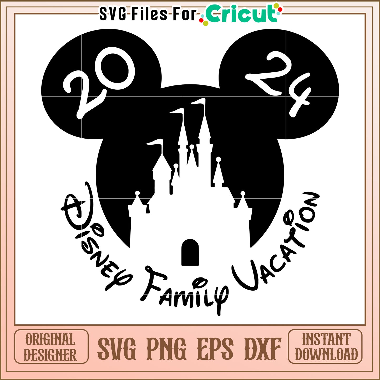 Disney Family Vacation SVG Design 2024
