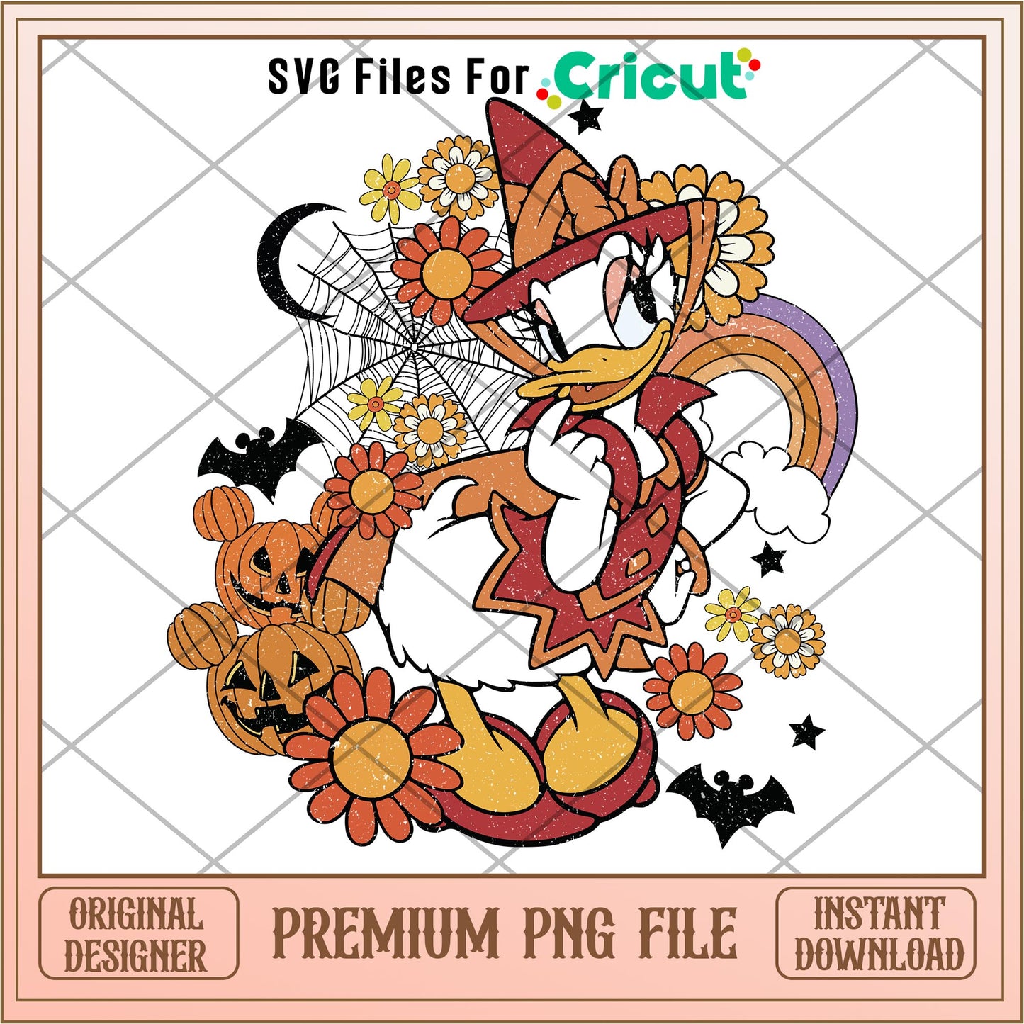 Disney Halloween duck daisy png, Disney characters png, Digital Download