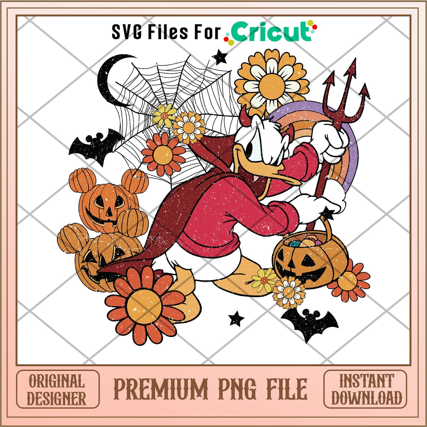 Disney Halloween duck daonald png, Disney characters png, Digital Download