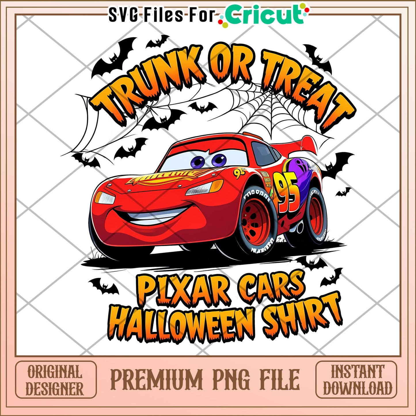 Disney Lightning McQuee Halloween png, halloween horror nights png, autumn png