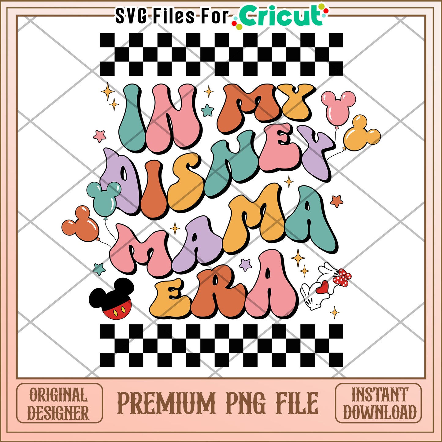Disney Mama Era PNG Retro Design