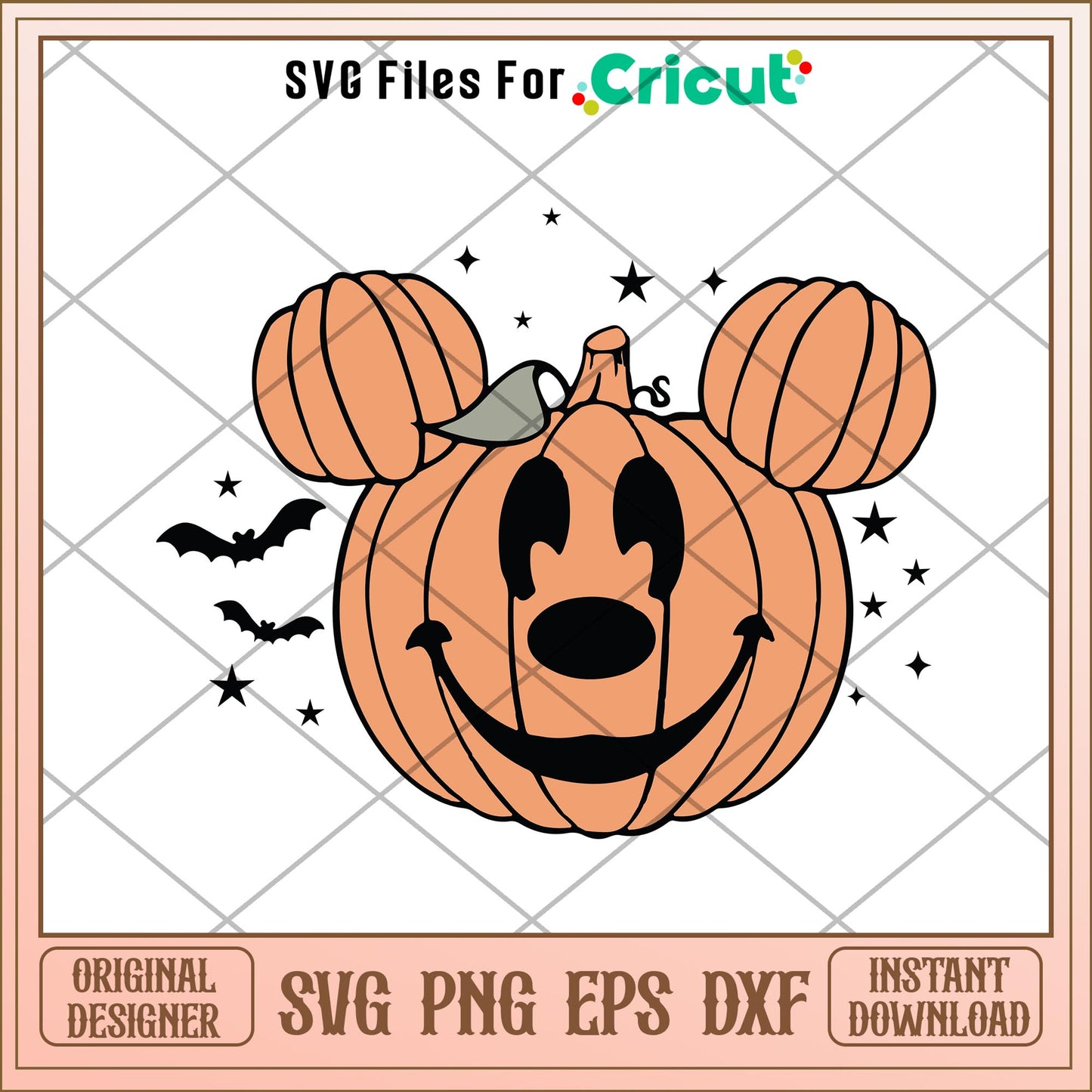 Disney Mickey Mouse Pumpkin head svg, Disney characters svg, Digital Download