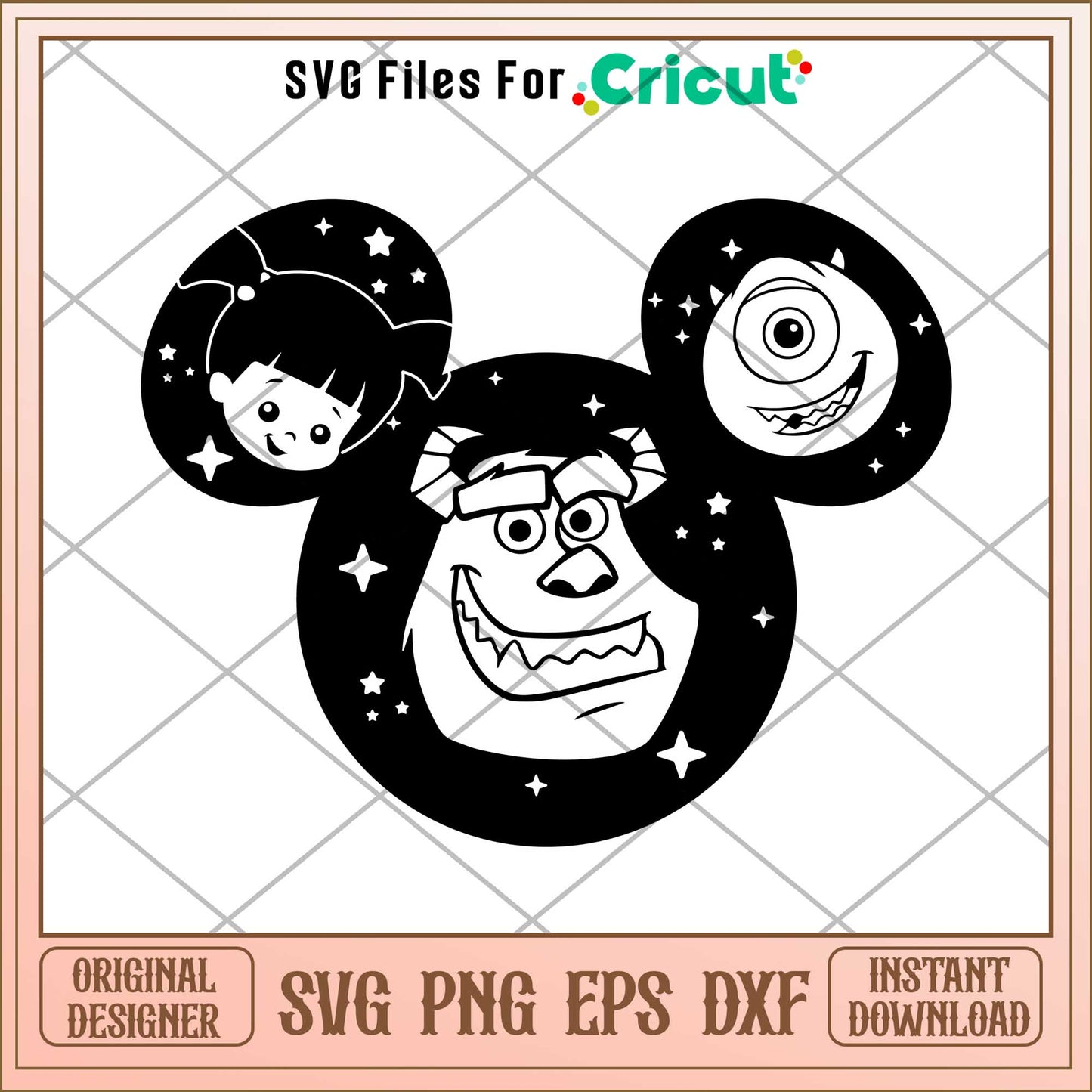 Disney Monster Inc svg, monsters inc svg, Digital dowload