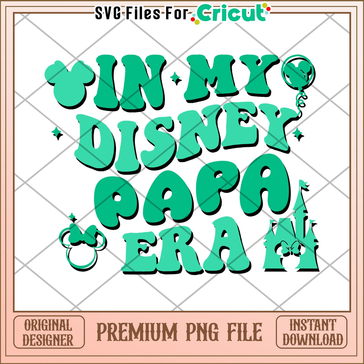 Disney Papa Era PNG Sublimation Design