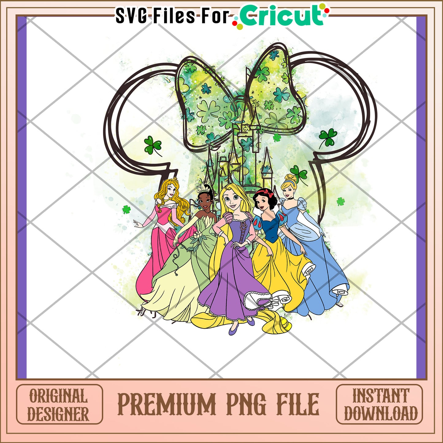 Disney Princess St Patricks Day PNG