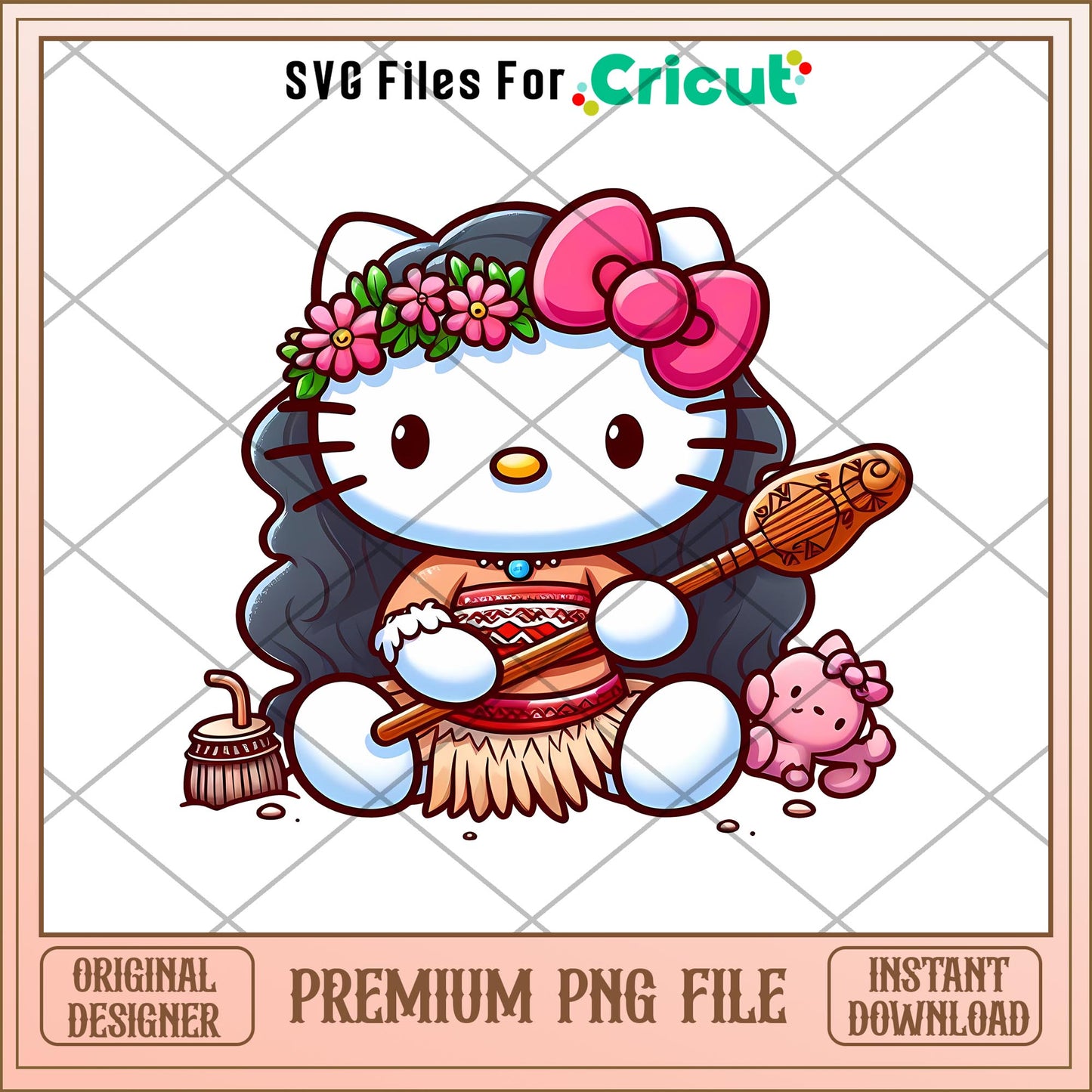 Disney Princess moana Hello Kitty png, Disney princess name png, digital download