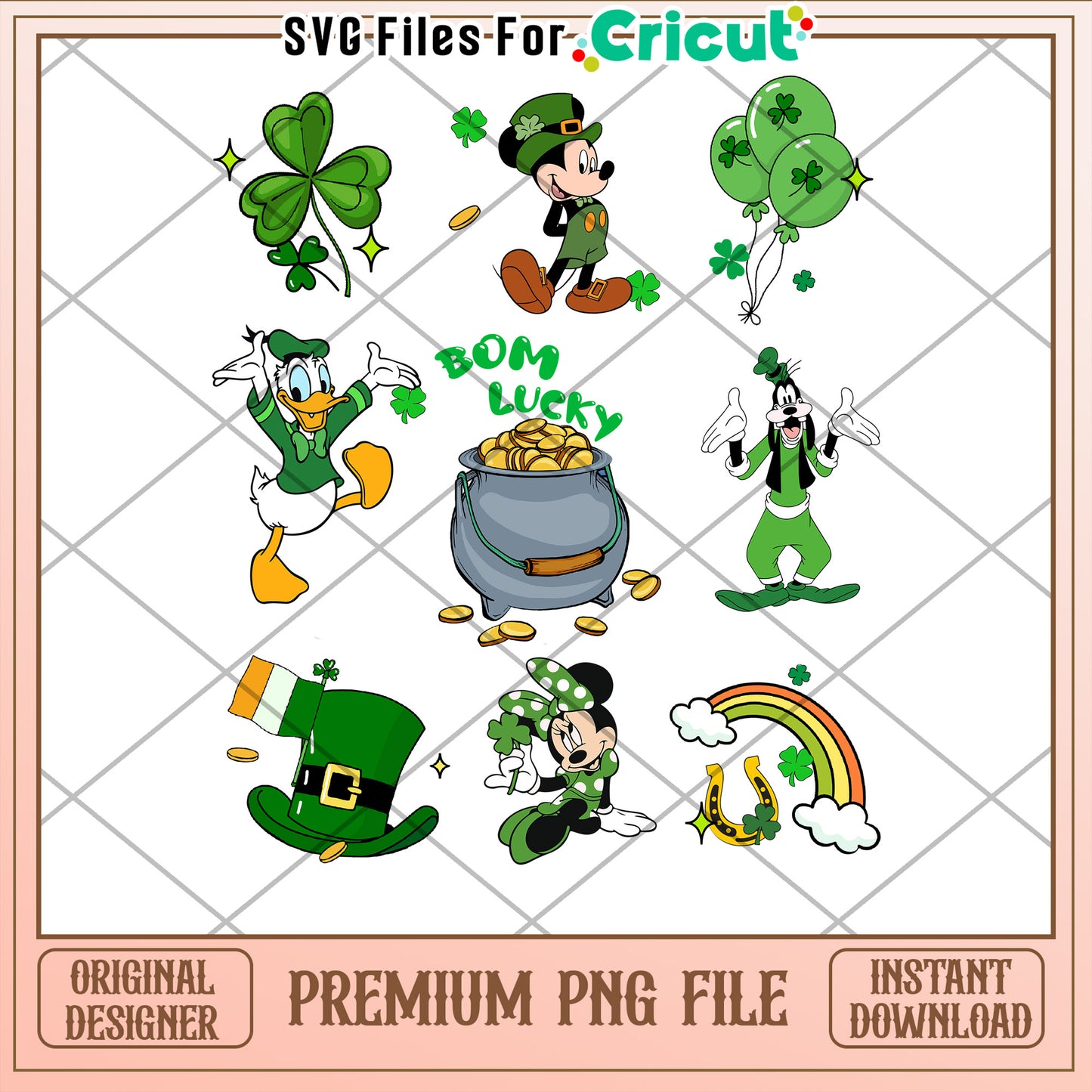 Disney St Patricks Day PNG Files