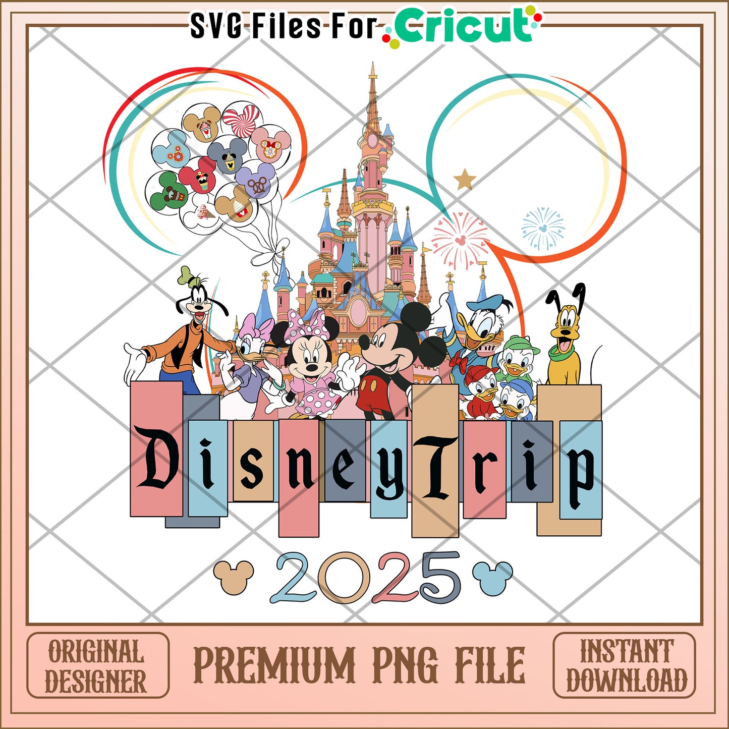 Disney Trip 2025 PNG File Magical Memories Design