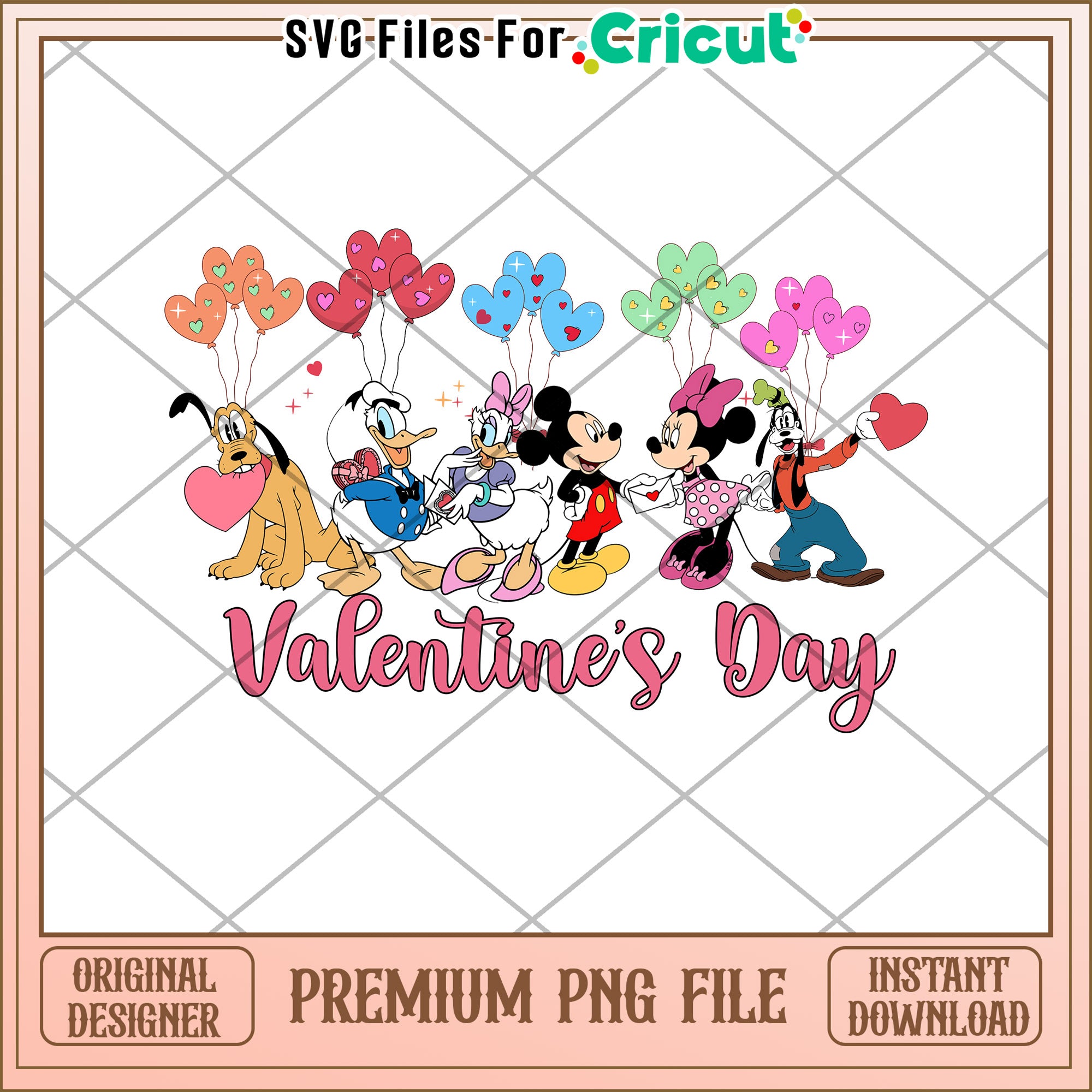 Disney Valentines Day PNG – svg files for cricut