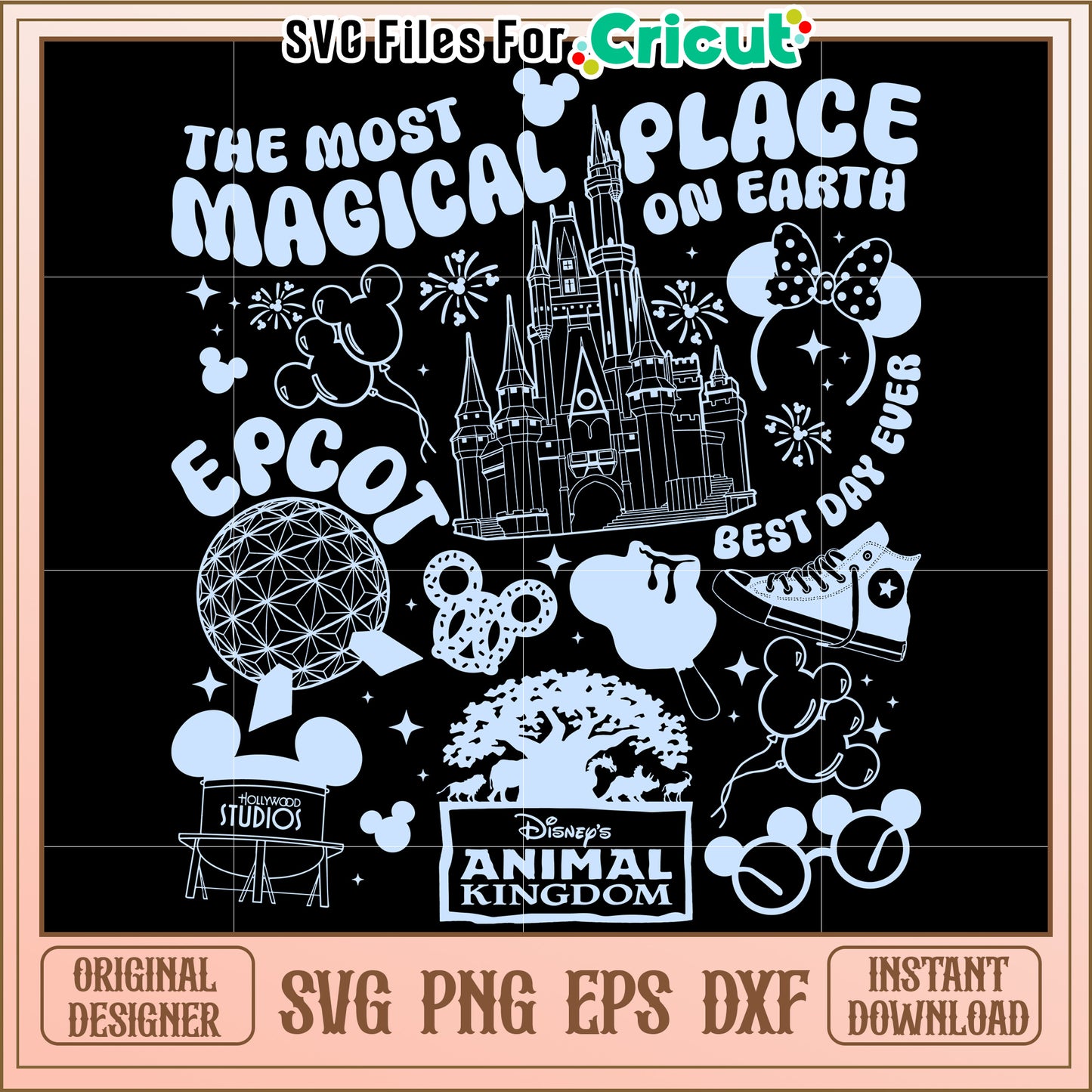 Disney World SVG Bundle Cricut Instant Download